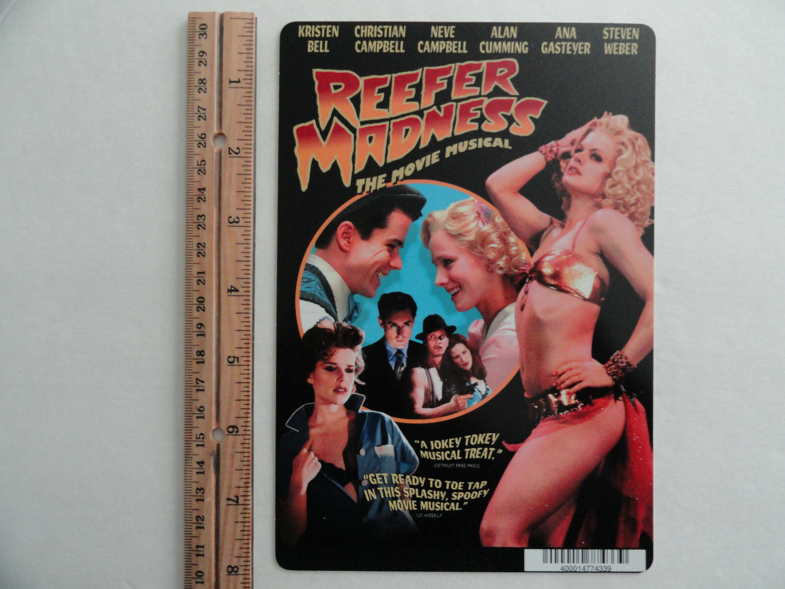 REEFER MADNESS – BLOCKBUSTER VIDEO BACKER CARD 5″X8″ – NO MOVIE