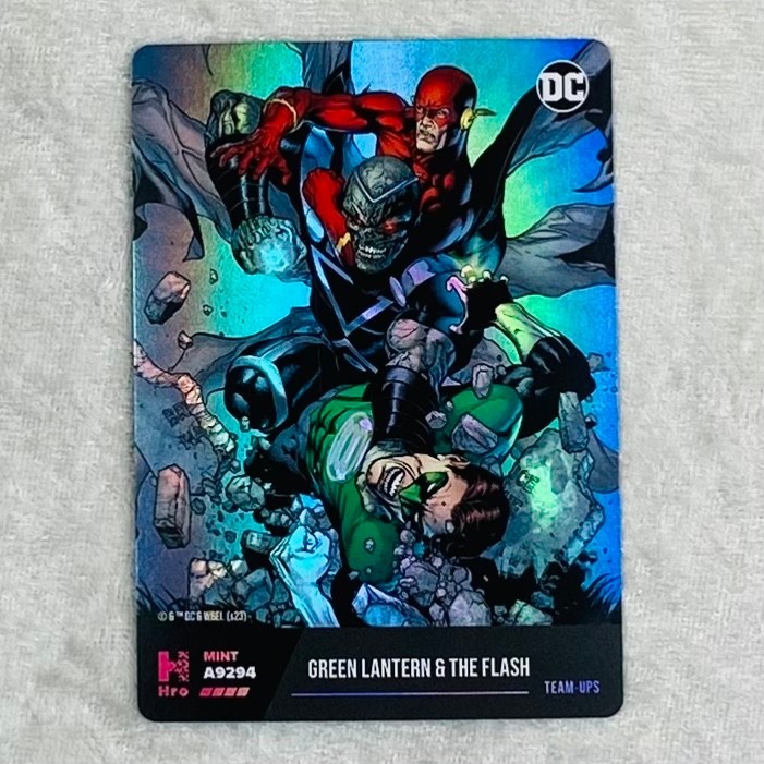 Green Lantern & Flash DC Holo Shazam Chapter 3 Physical (Unscanned) Card #A9294