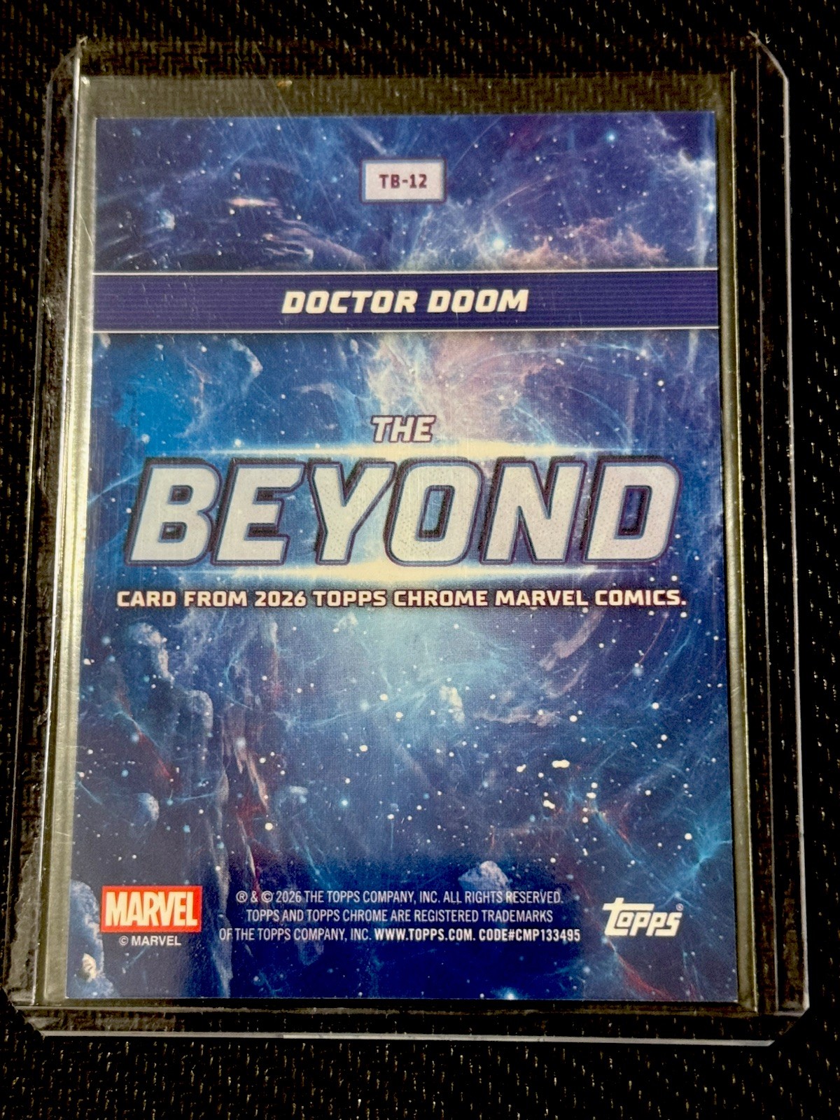 2026 Topps Chrome Marvel – The Beyond – Doctor Doom Refractor /25 SSP