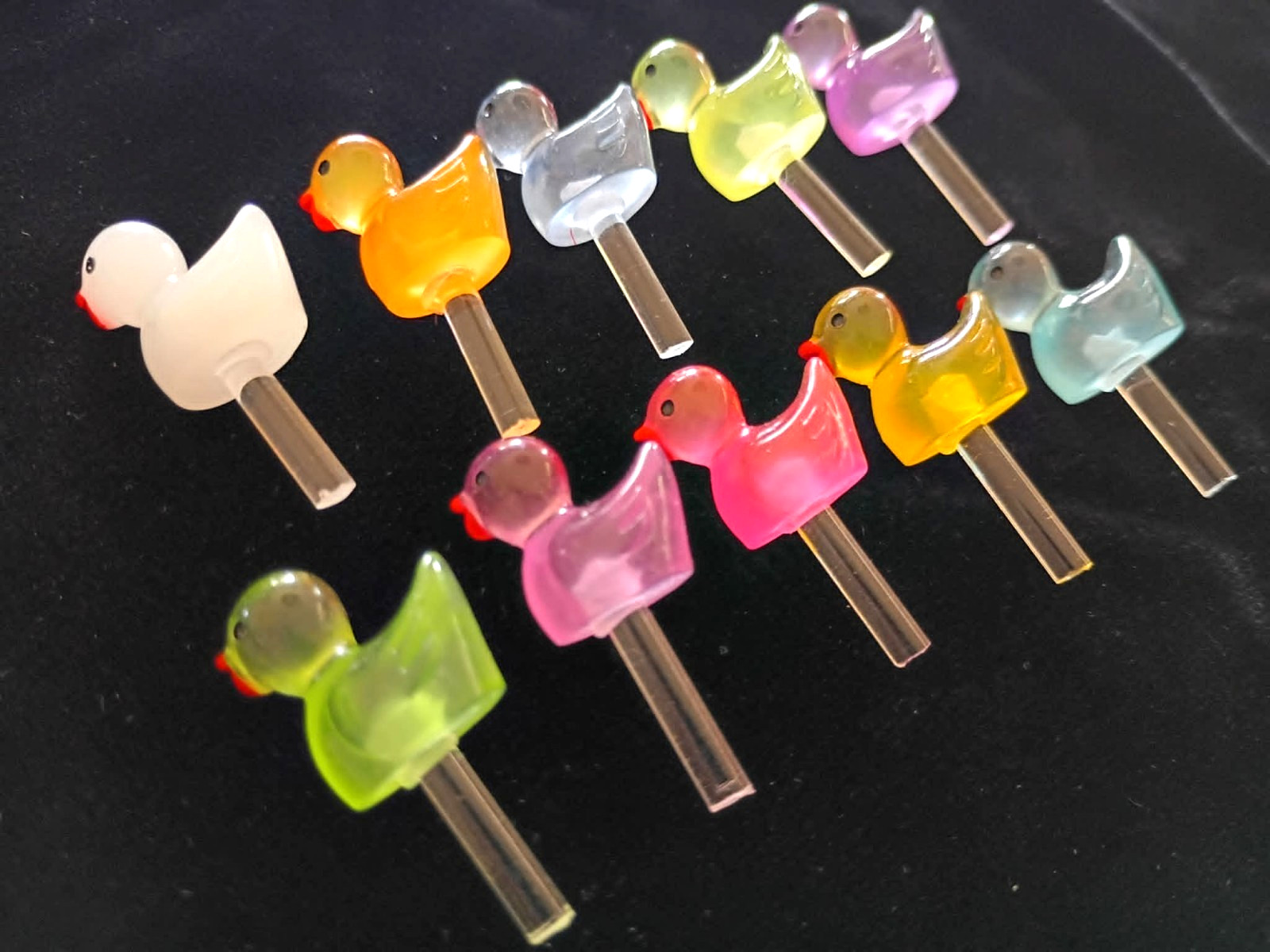 10 Cute Easter Spring Duck Bulbs for Ceramic Christmas Tree Lights twist *NEW*