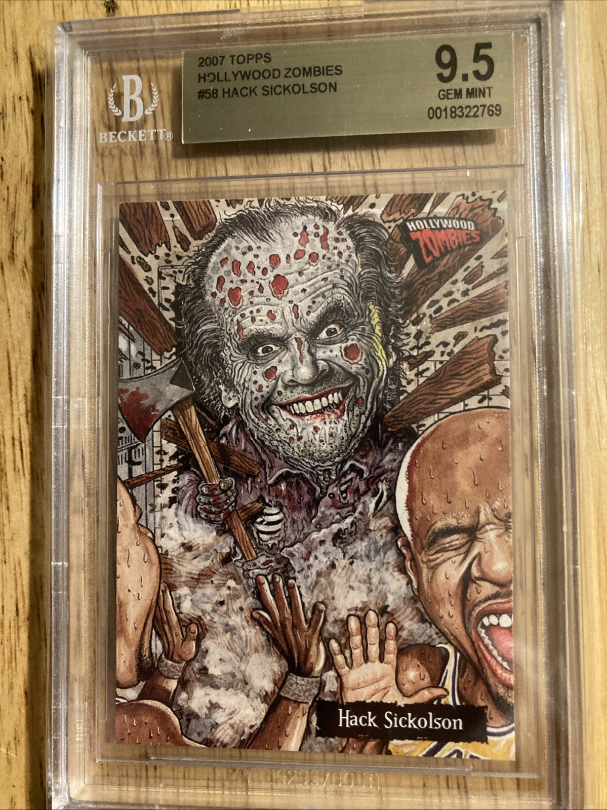 JACK NICHOLSON ( Hack Sickolson #58 ) HOLLYWOOD ZOMBIES 2007 TOPPS