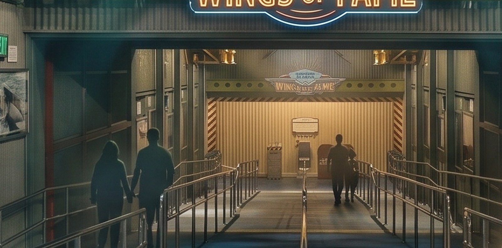 Soarin Across America Interior Queue Concept Art Attraction Poster 13×19 Glossy