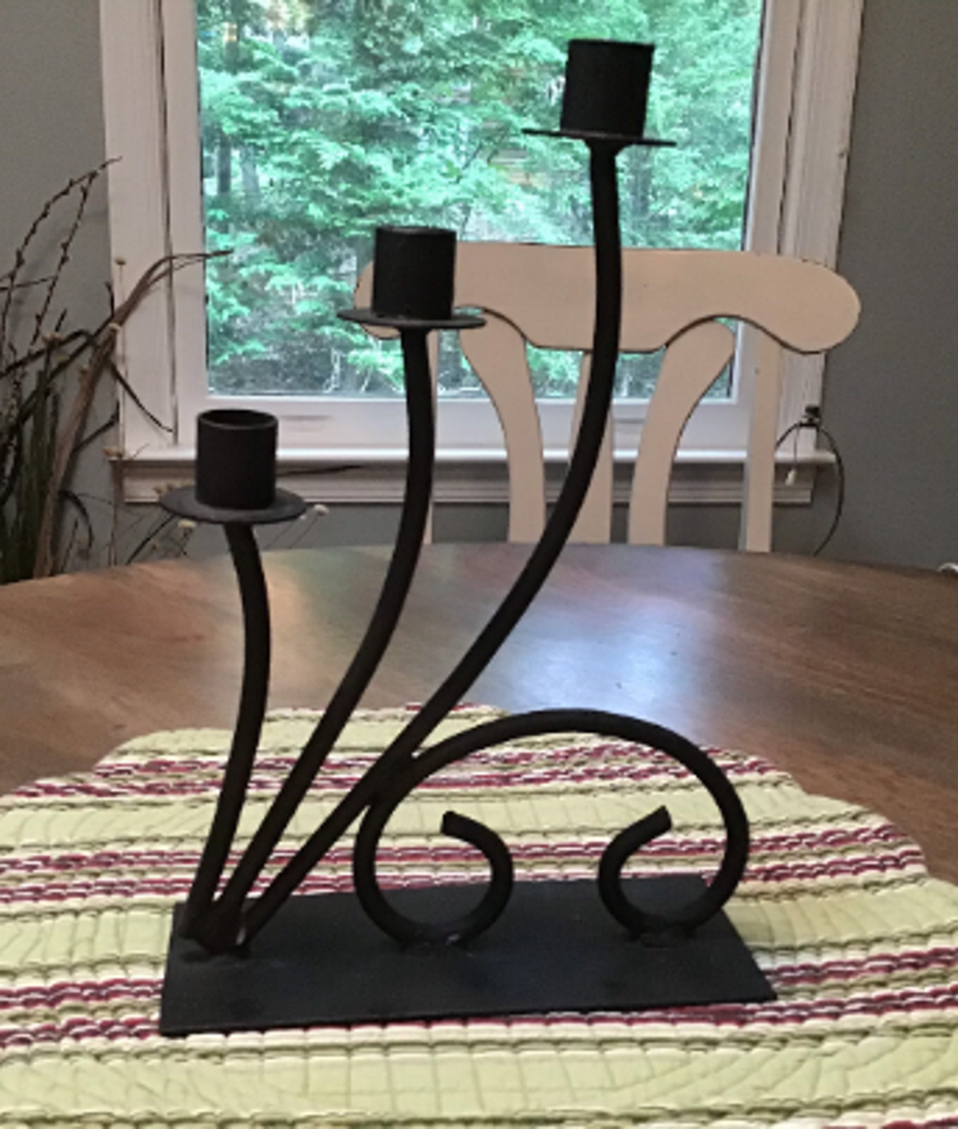 Wrought Iron Candle Holder Vintage,Handcrafted by Archana Crafts India