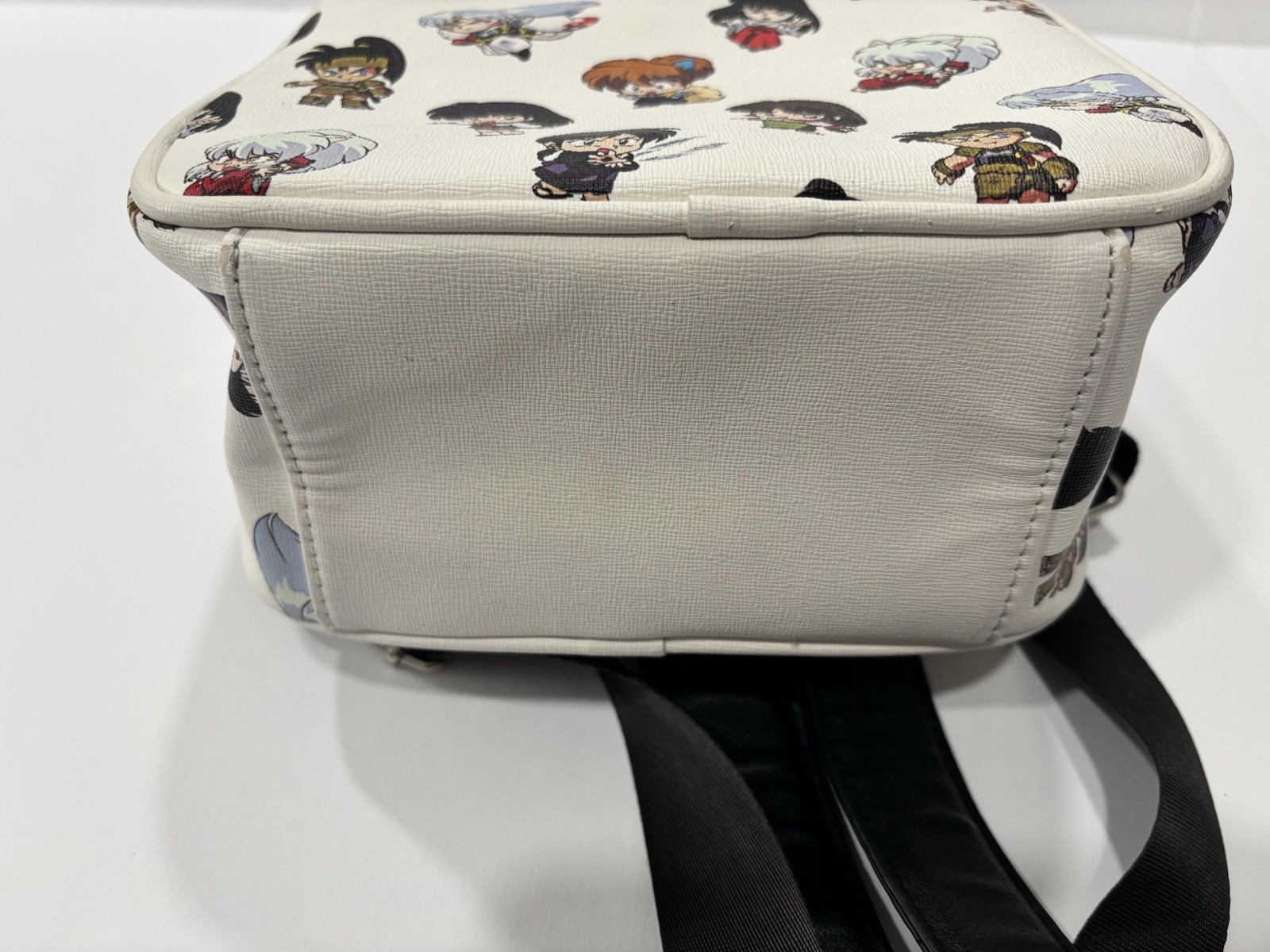 InuYasha Chibi Mini Backpack Anime White Adjustable Casual Bag Licensed