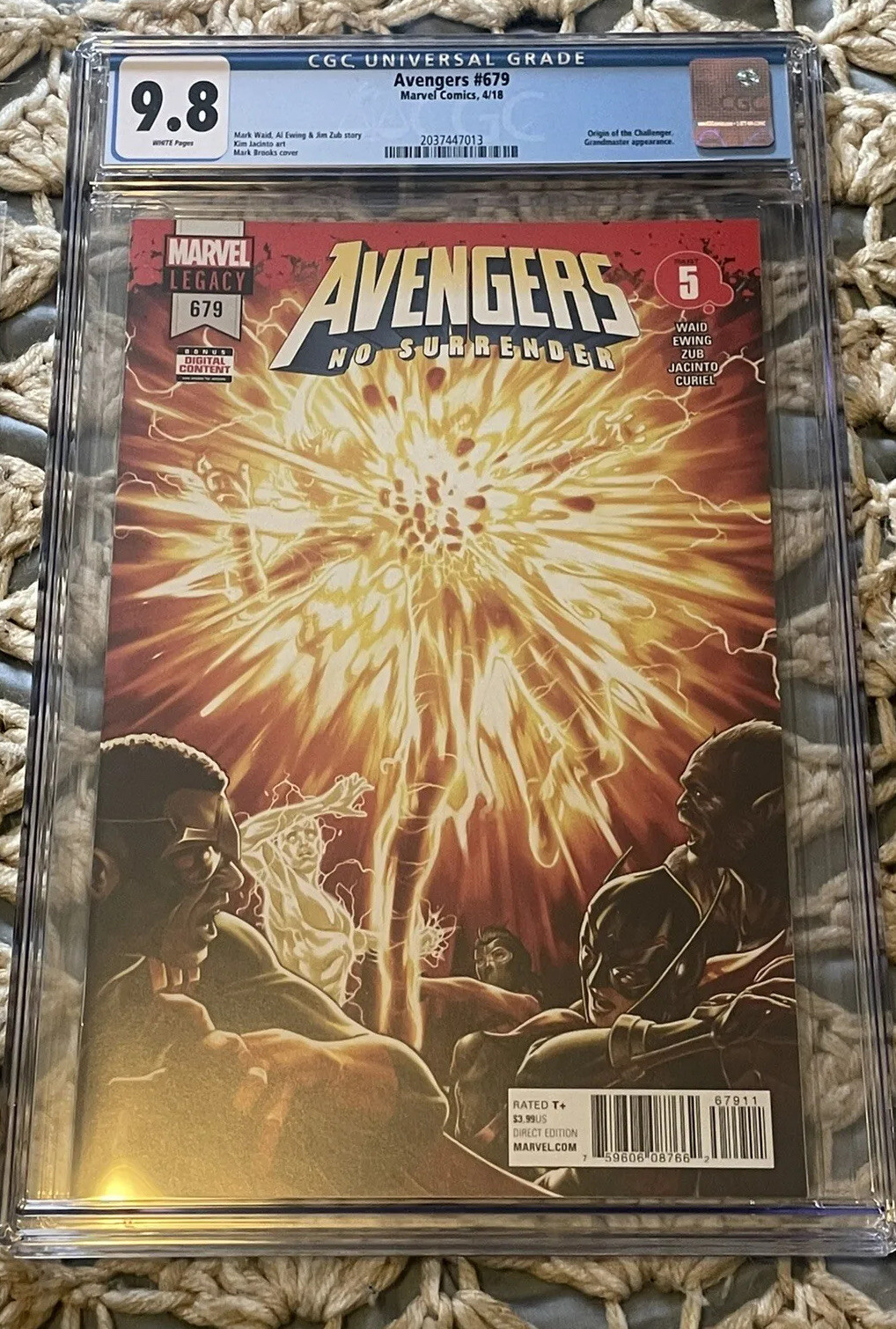 AVENGERS 679 CGC 9.8 1st Challenger Voyager Mark Brooks Mark Waid