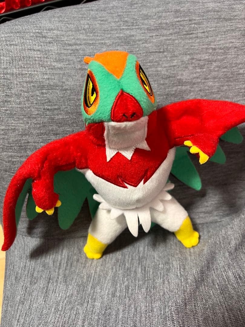 Pokemon Hawlucha TOMMY Plush Toy Character Mascot Figure Game Center Official