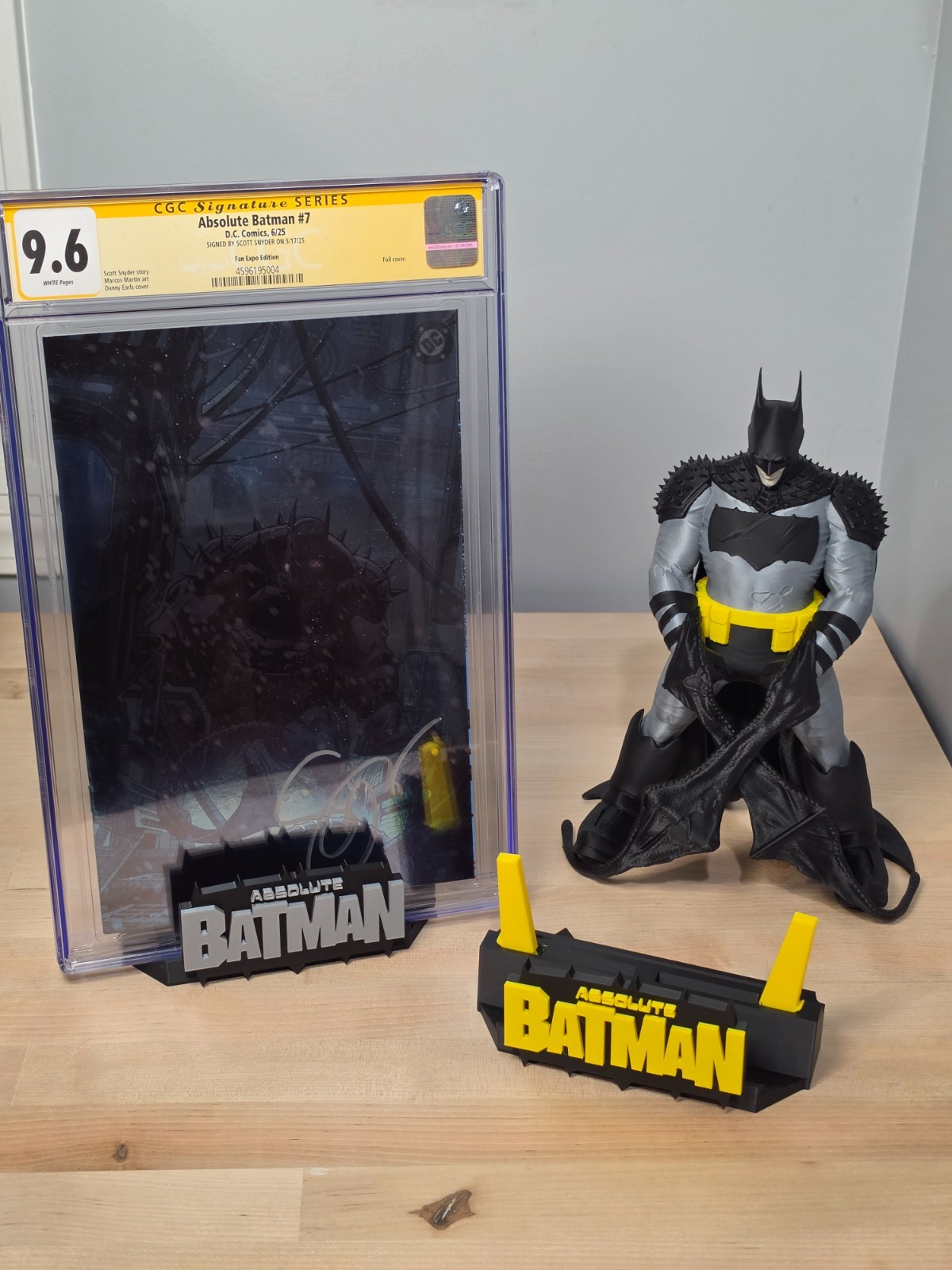 Absolute Batman -Stand Comic Book Display Stand for Graded CGC,Non-Graded Comics