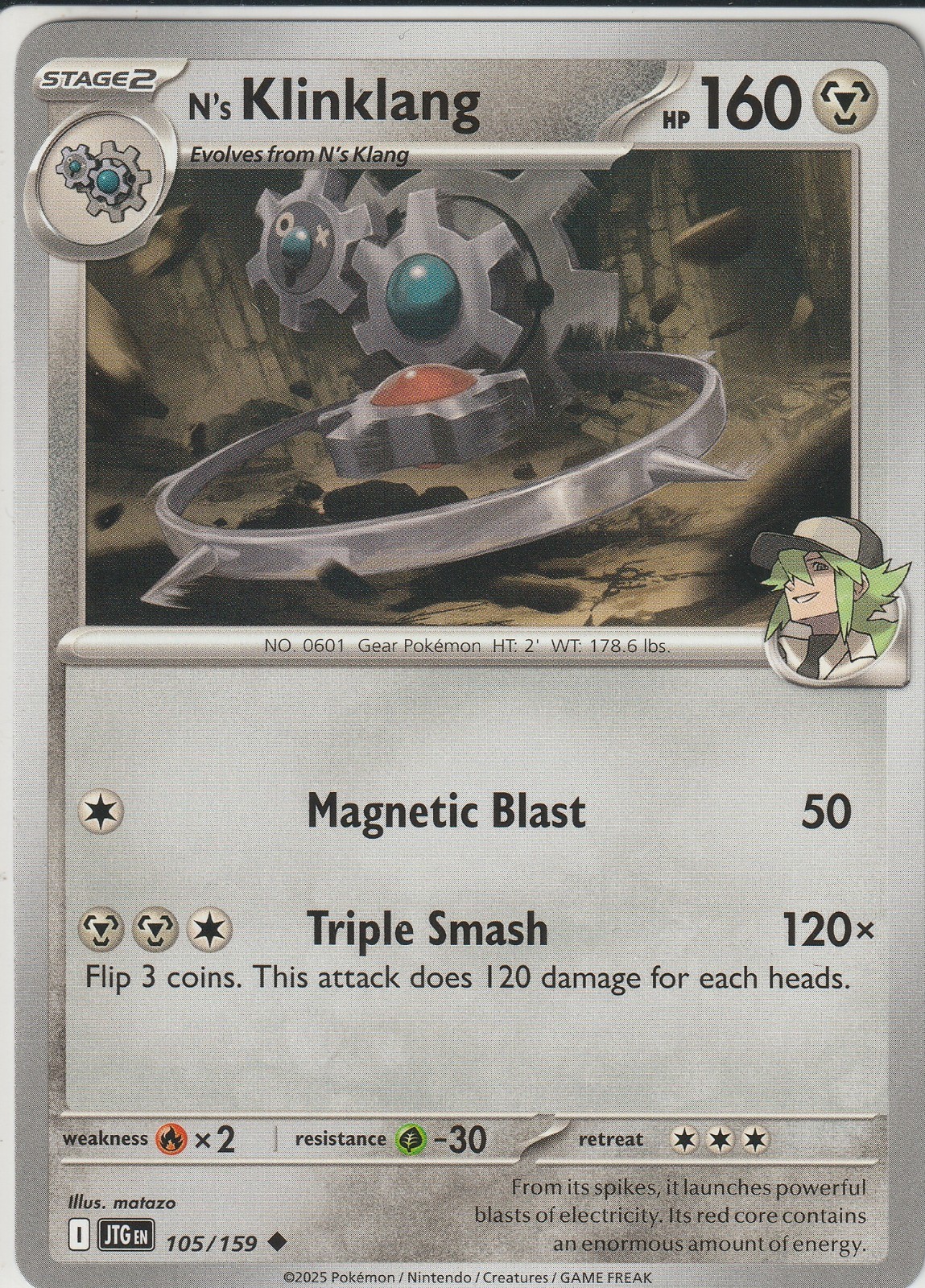 105/159 Klinklang – Scarlet & Violet Journey Together – Pokemon TCG