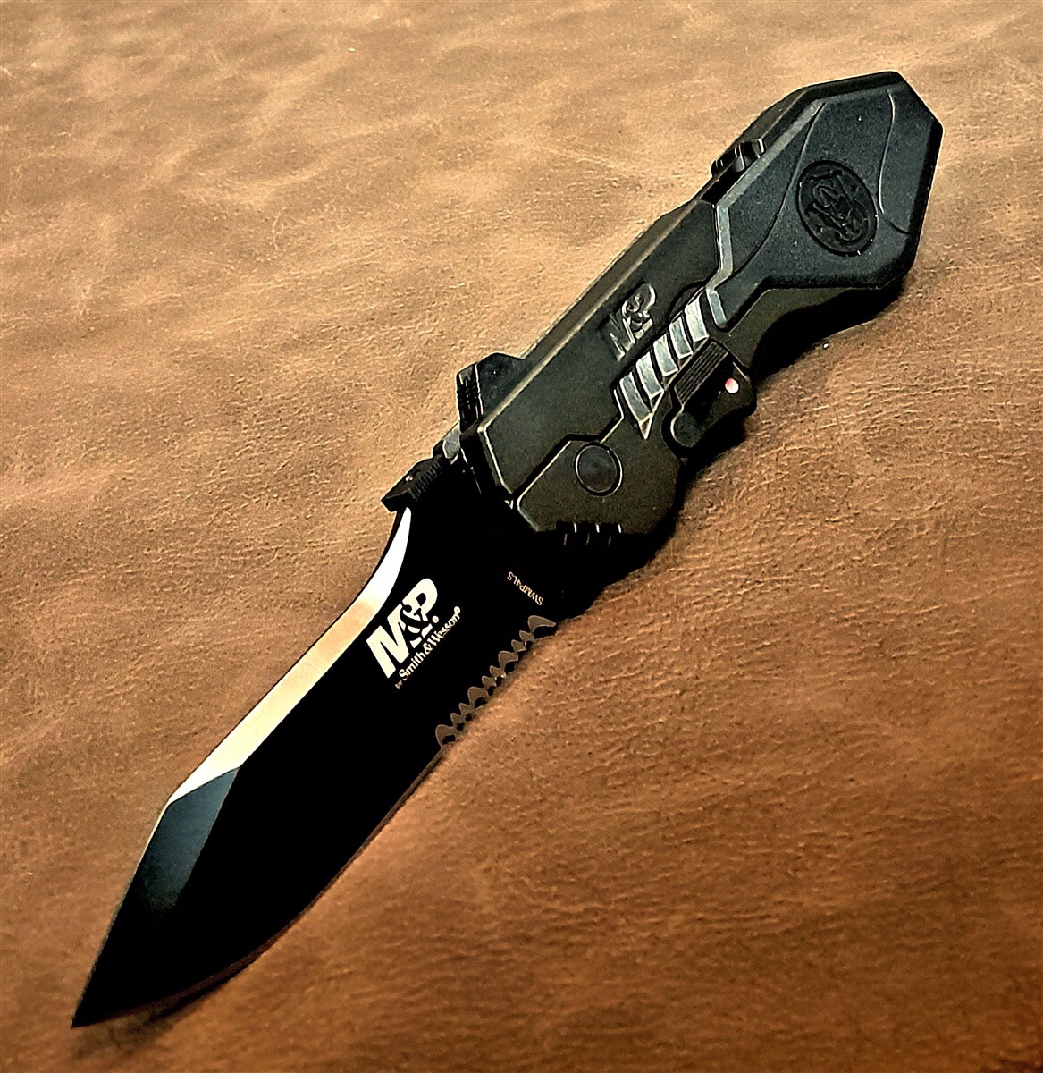 Smith & Wesson M&P Spring Assisted Opening Tactical Folding Pocket Knife SWMP4LS