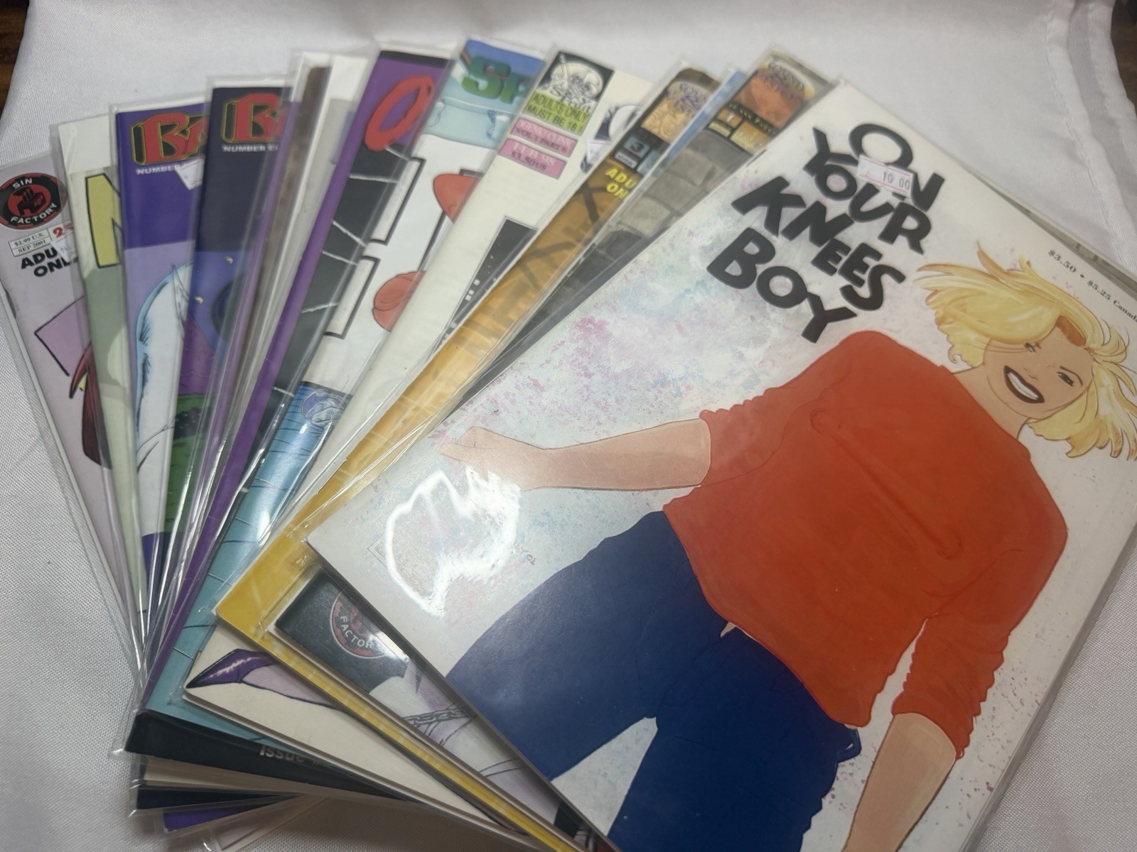Lot Of 16 Adults Only Comics Bagged And Boarded Read Description For Titles