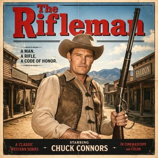 Rare Color Still The Rifleman TV POSTER