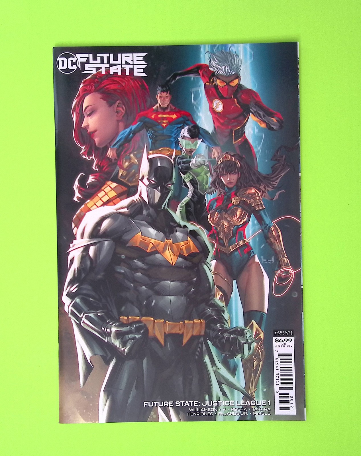Future State Justice League #1b 2021 DC Comics Variant High Grade X126-106
