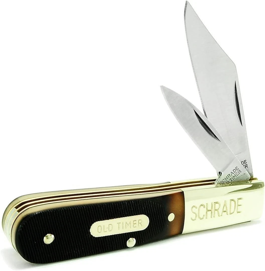 Schrade Old Timer 280OT Barlow Folding Pocket Knife 2.3 inch Clip Point and Pen