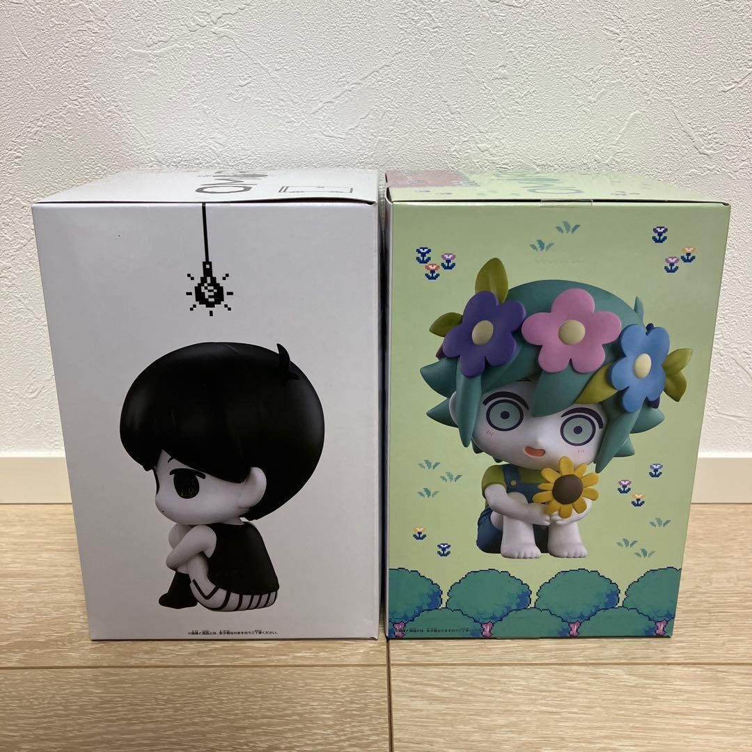 OMORI Osuwari Figure Omori & Basil Set Horror game BANPRESTO