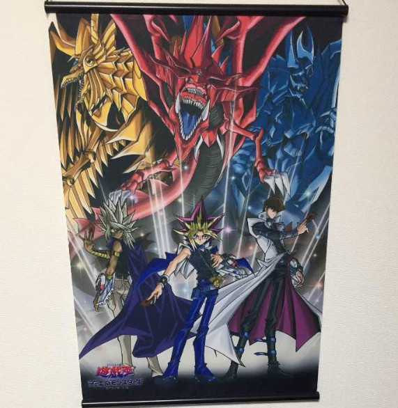 Yu-Gi-Oh! Malik & Yugi & Kaiba Seto original A2 Tapestry movic japan anime