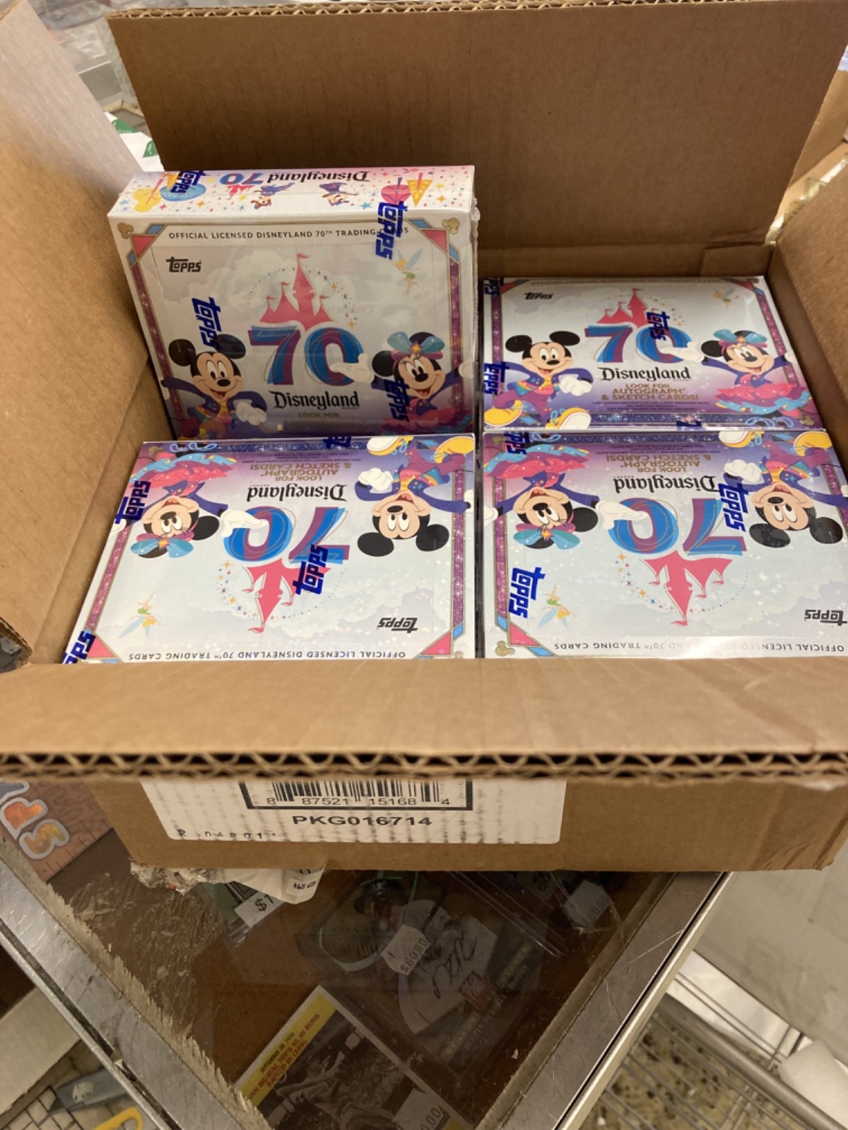 2025 Topps Disneyland 70th Anniversary FACTORY SEALED Hobby Box FRESH FROM CASE