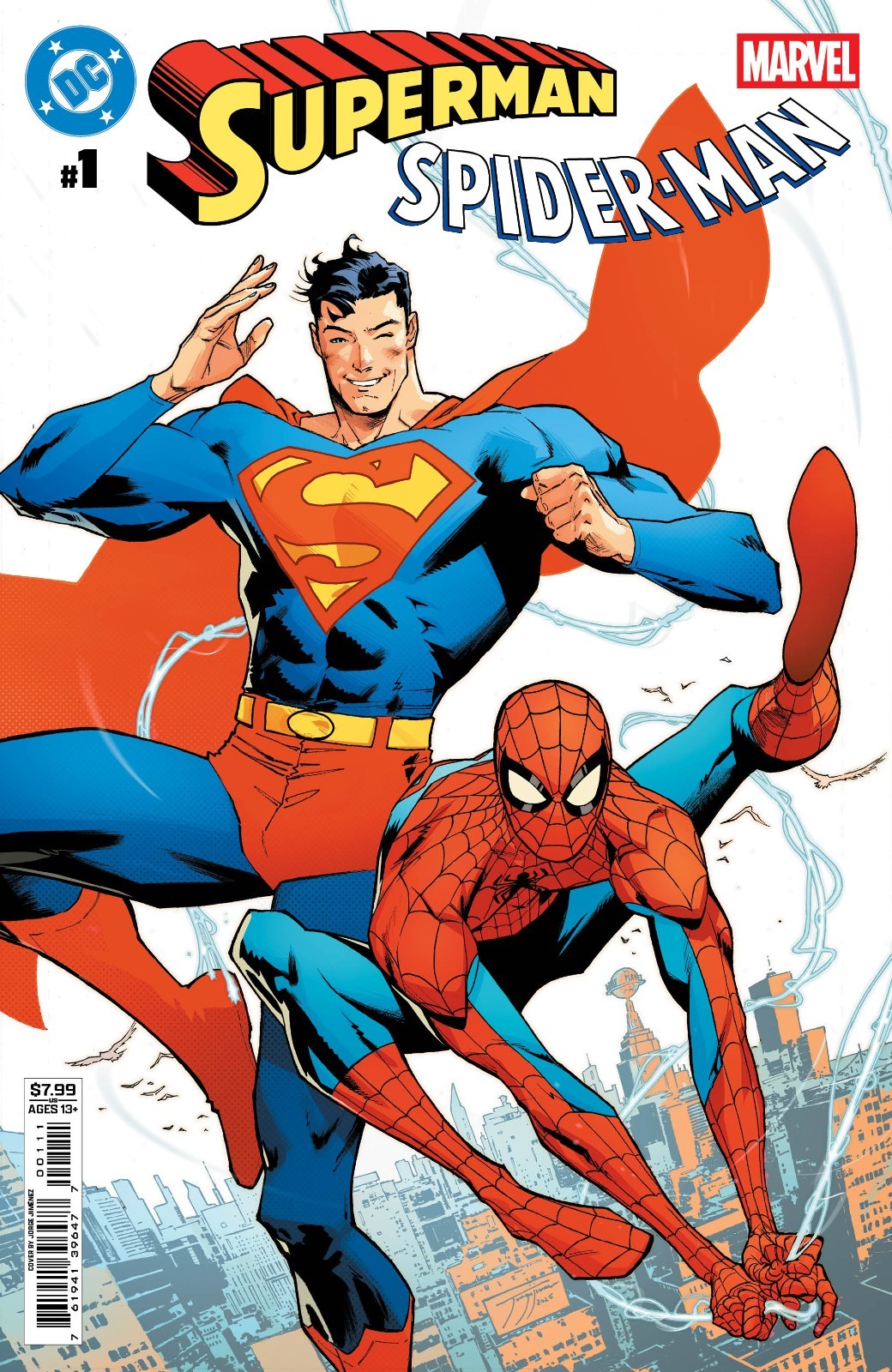 DC Marvel Superman Spider-Man #1 Cover A Jorge Jimenez PRESALE 3/25/26