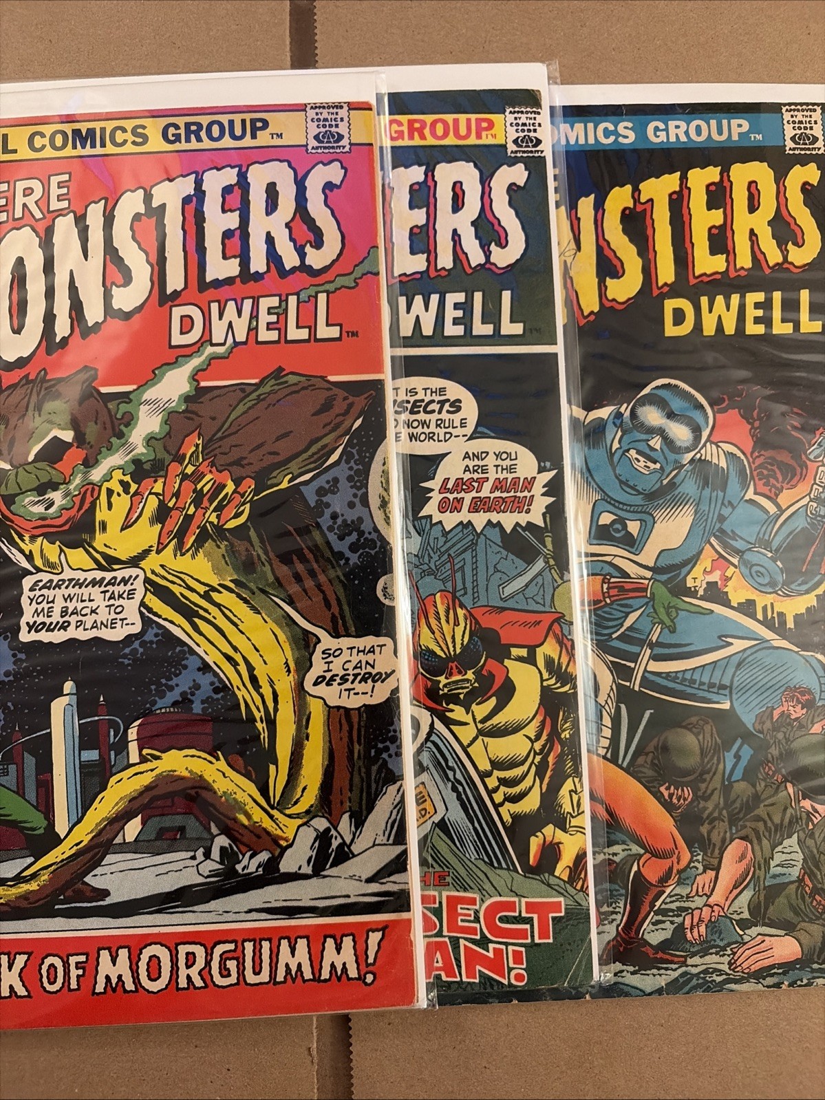 Where Monsters Dwell #18-20 Marvel 1972 The Mask of Morgumm ! 18 Missing MVS
