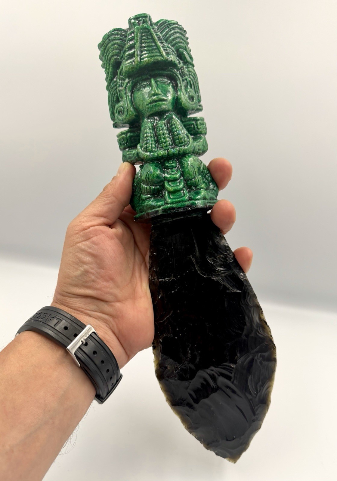 Aztec Ceremonial 14in Aztec Sacrificial Rustic Dagger Mexican Art Craft