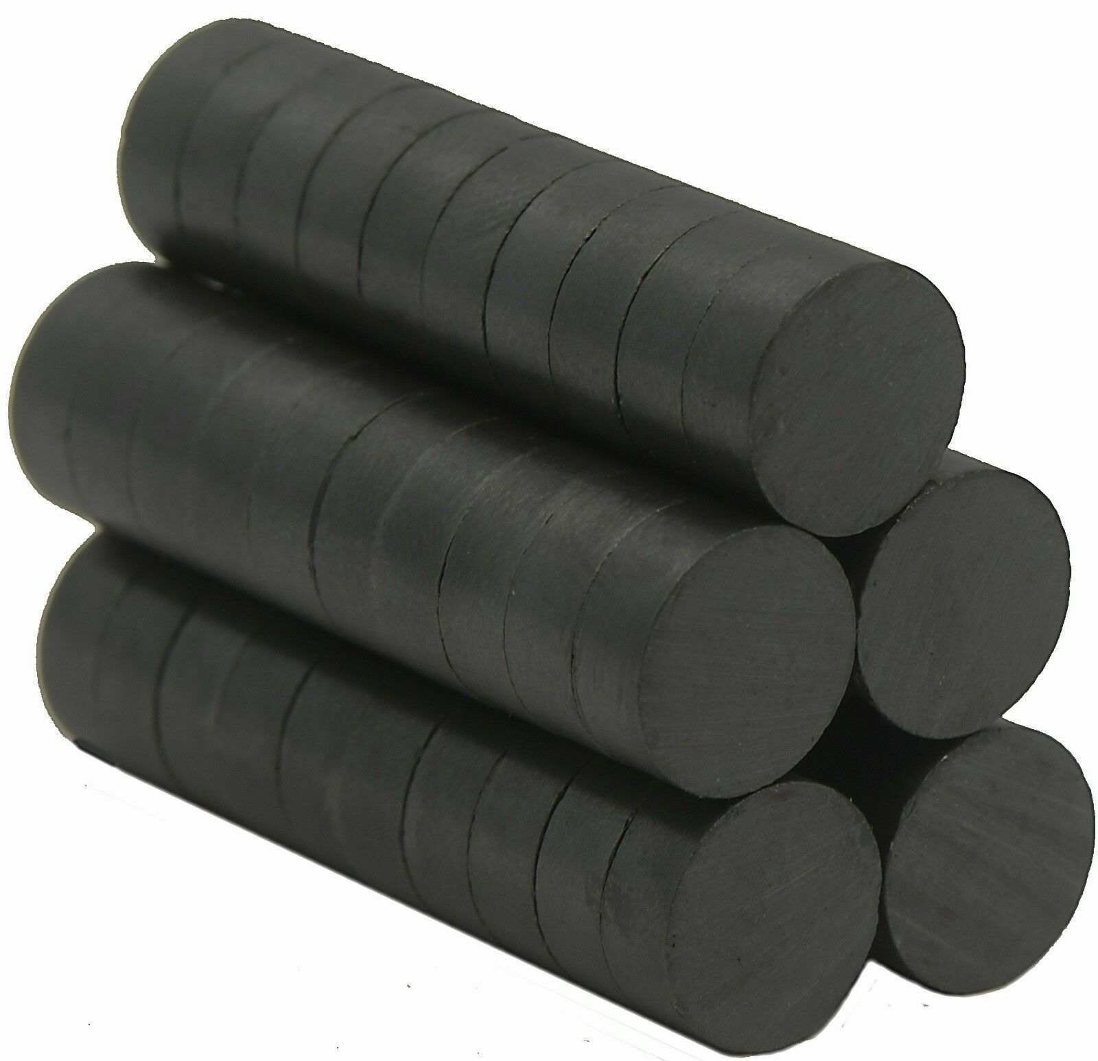 1 Inch 25mm Round Ceramic Magnets Bulk 144 Pieces Super Strong for Crafts