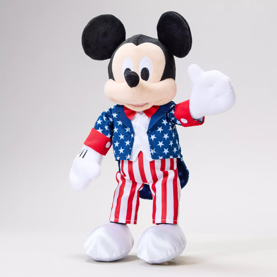 2026 Disney Parks Mickey Mouse Americana Plush – 11” New