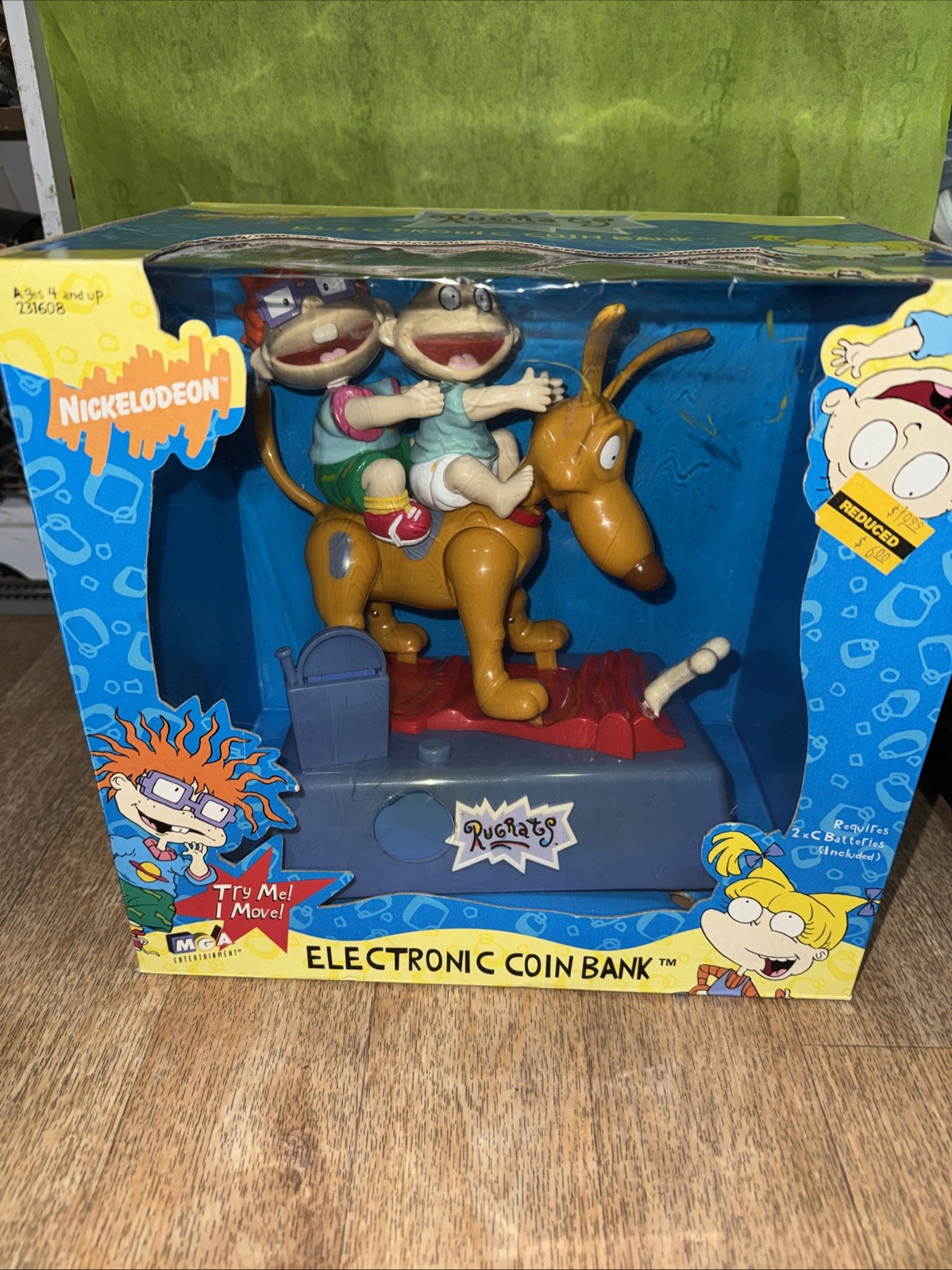 MGA Entertainment Rugrats Electronic Coin Bank Vintage 1998 Tommy Chuckie New