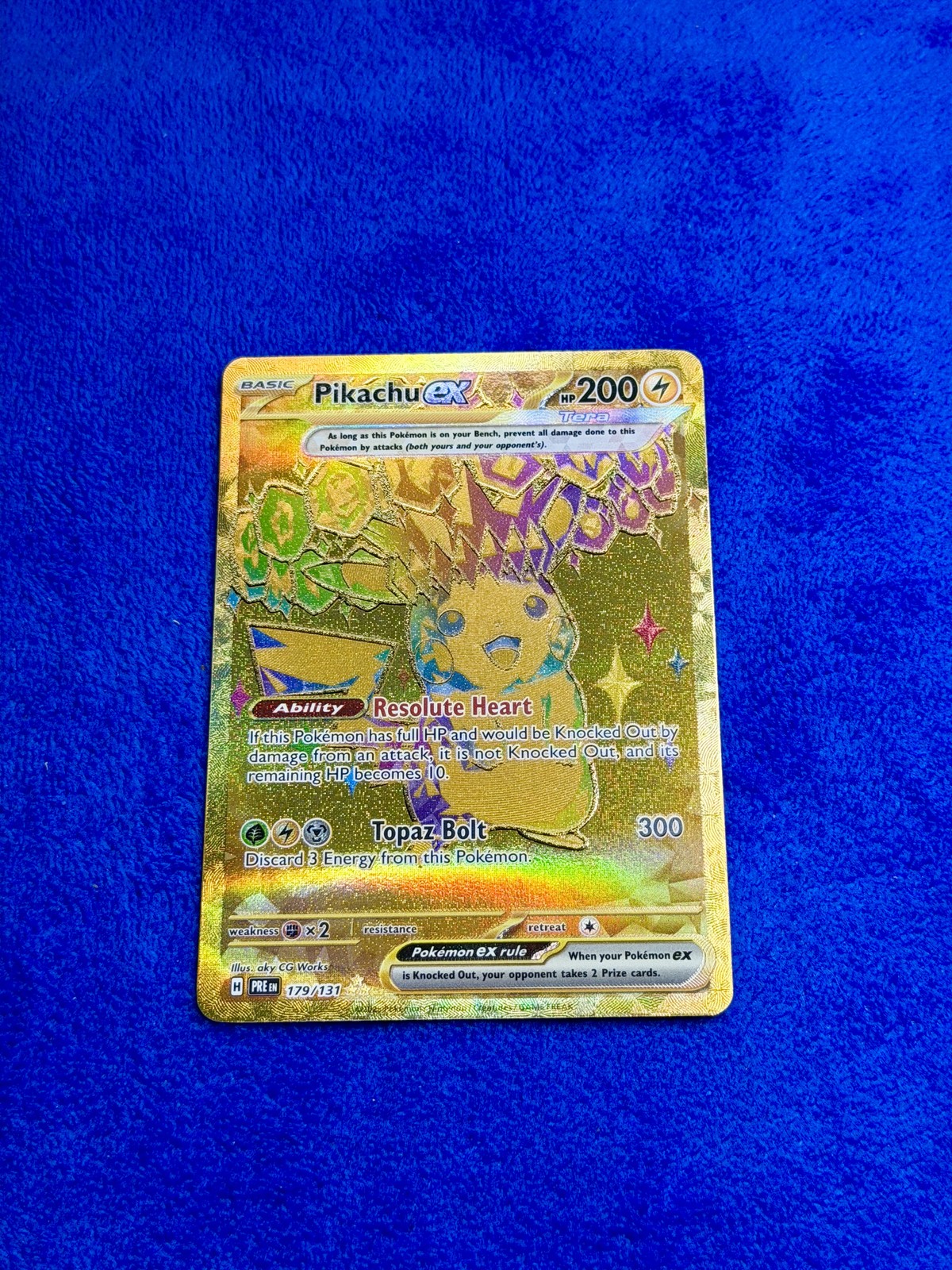 Pikachu ex – Hyper Rare SV: Prismatic Evolutions 179/131 NM