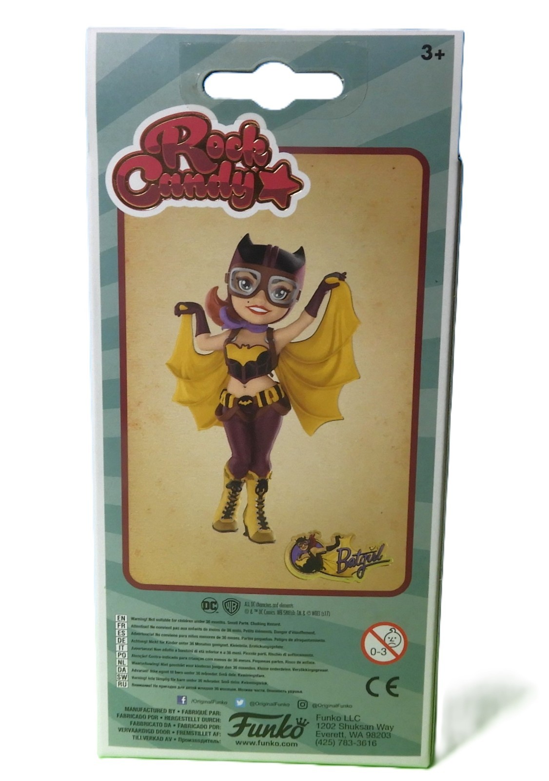 Funko Rock Candy ~ DC BOMBSHELLS BATGIRL VINYL FIGURE ~ DC Comics Universe
