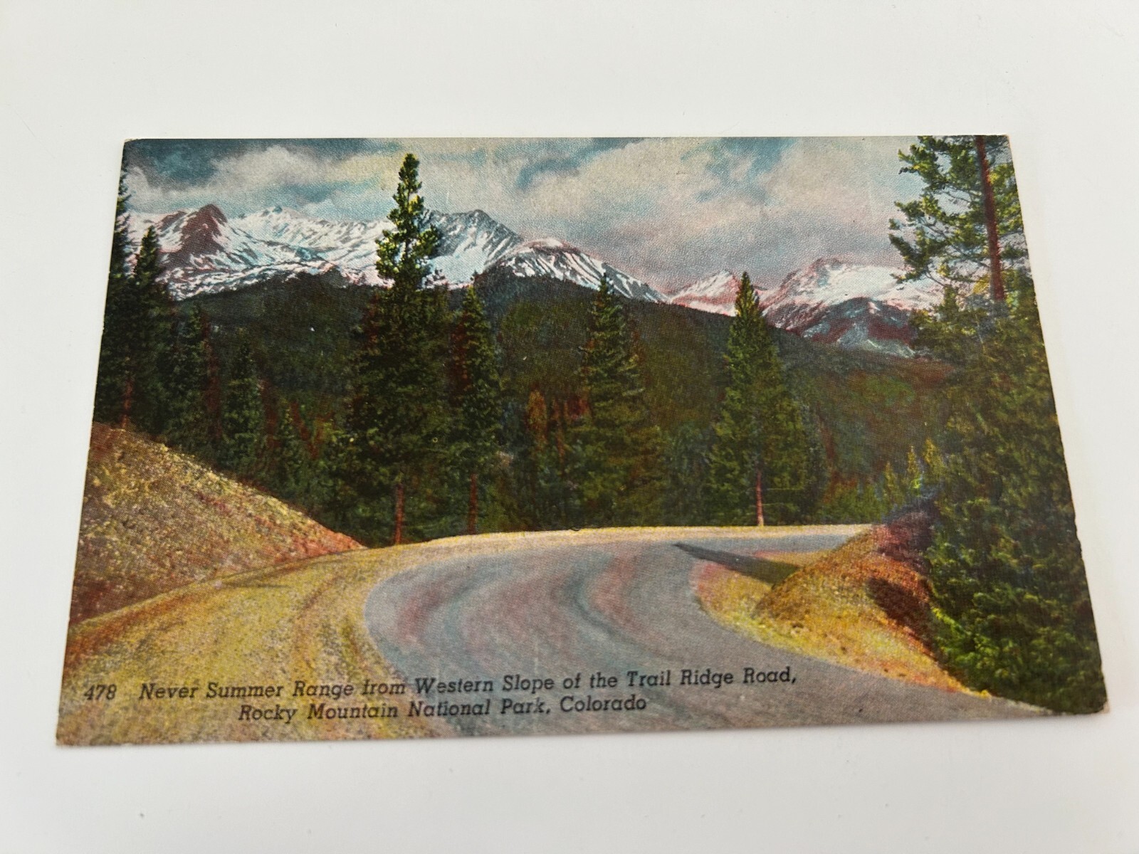 Never Summer Range from Western Slope Trail Ridge Road Colorado Rocky Mountains