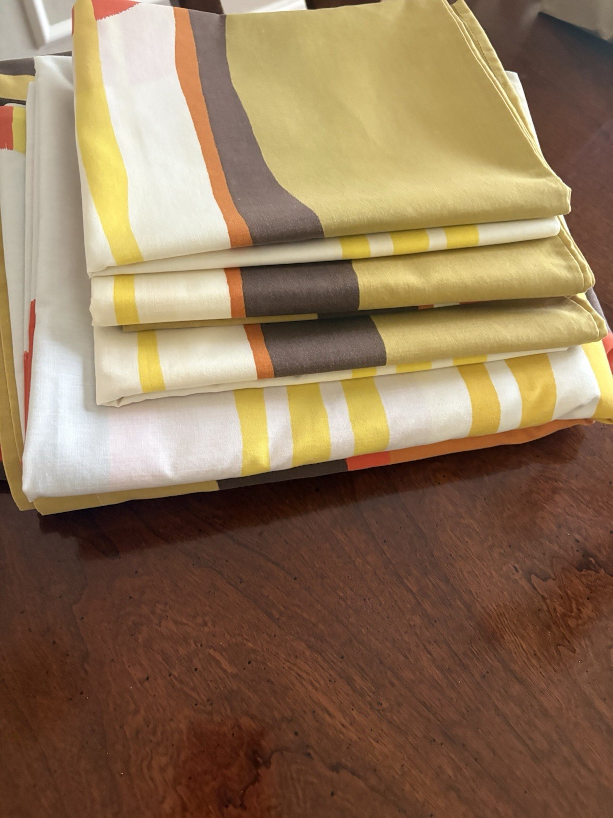 Vintage 70’s Burlington Desert Sunset Queen Sheet Set with 3 pillowcases