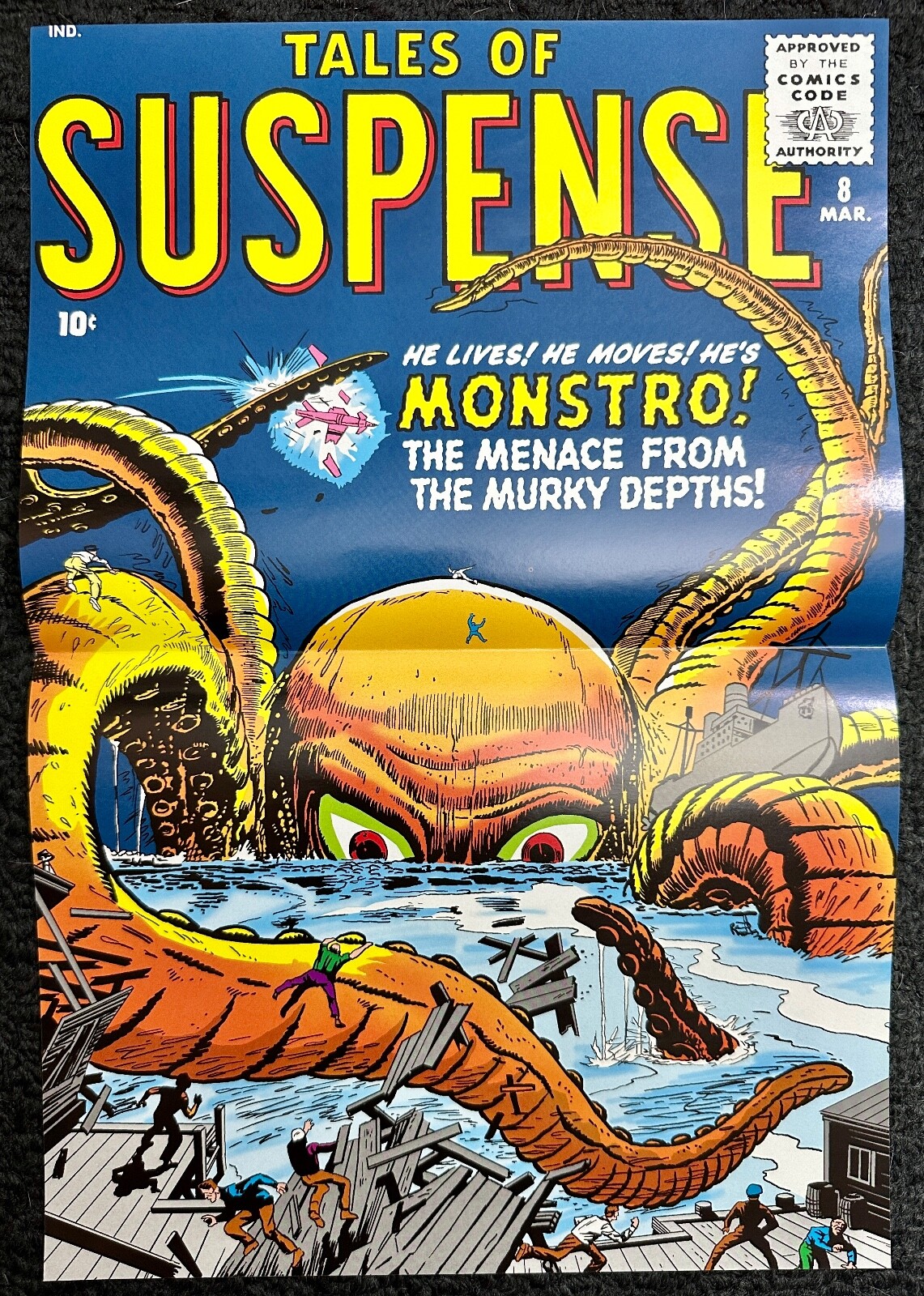Monstro from Tales of Suspense #8 Marvel Comics Poster by Jack Kirby