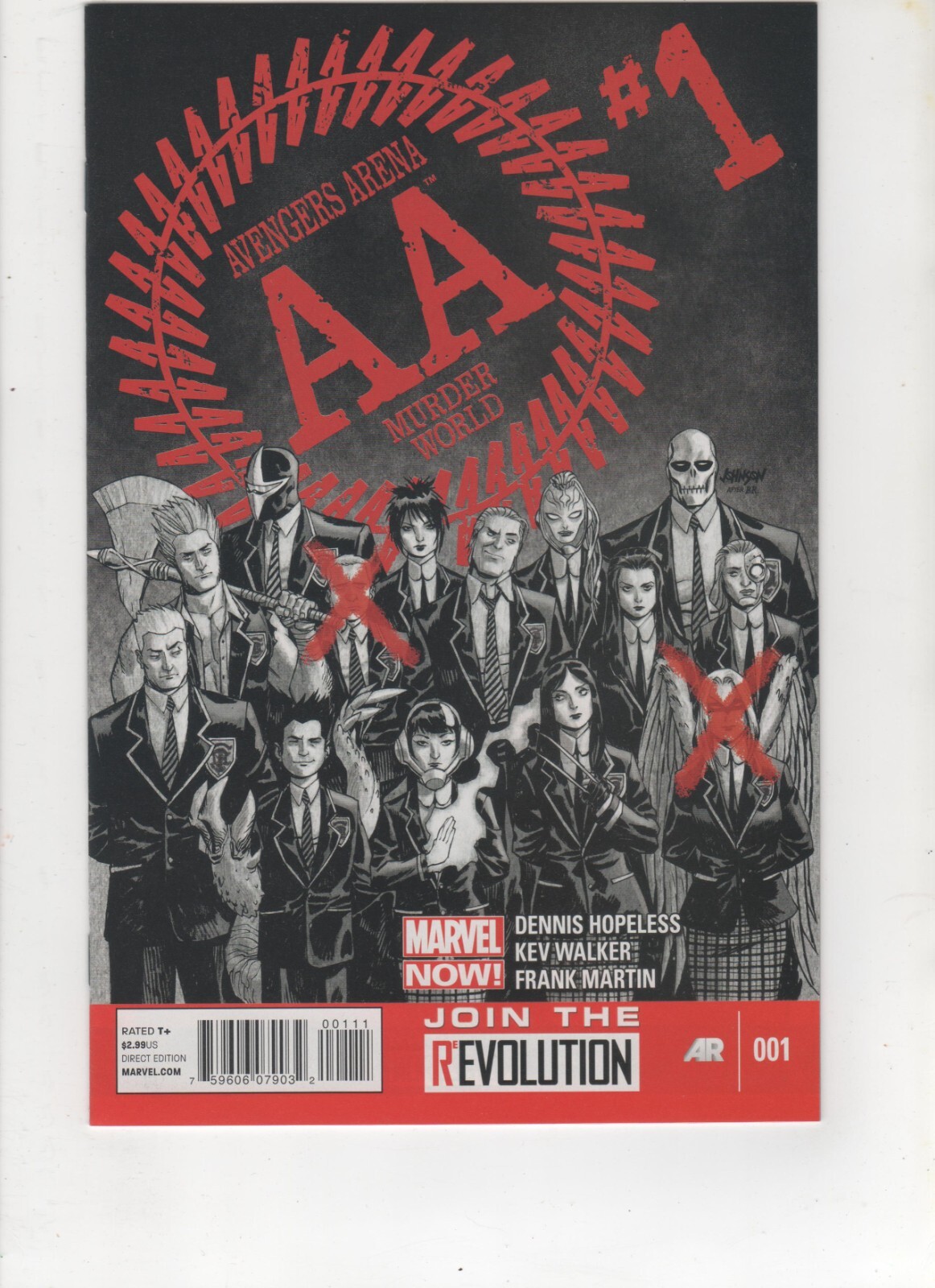Avengers Arena #1 A, 1st Cullen Bloodstone & More, NM 9.4, 1st Print, 2013,Scans