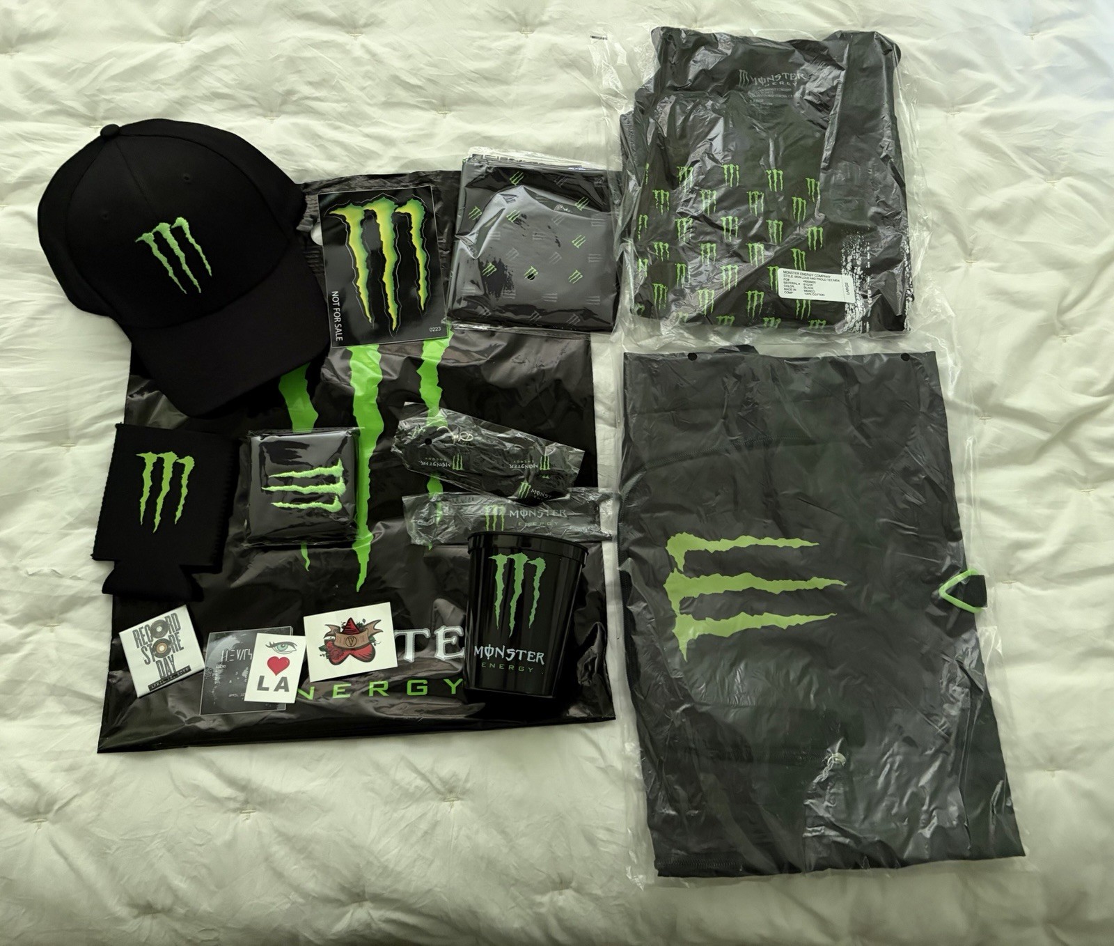 MONSTER ENERGY RECORD STORE DAY 2026 GRAB BAG HAT T-SHIRT OTHER ITEMS NEW