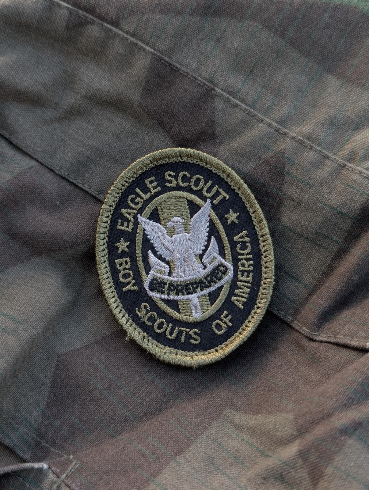 Eagle Scout Patch In Subdued Tactical Colors: Morale Patch, Original