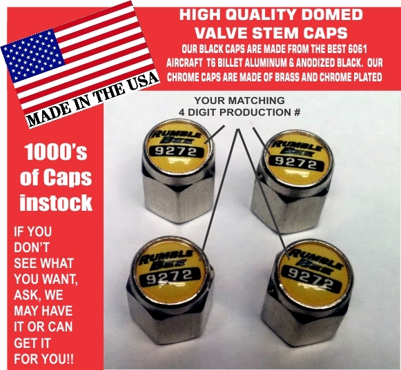 Dodge Ram Super Rumble Bee Valve Stem Caps – Nice / Custom / One Off Caps
