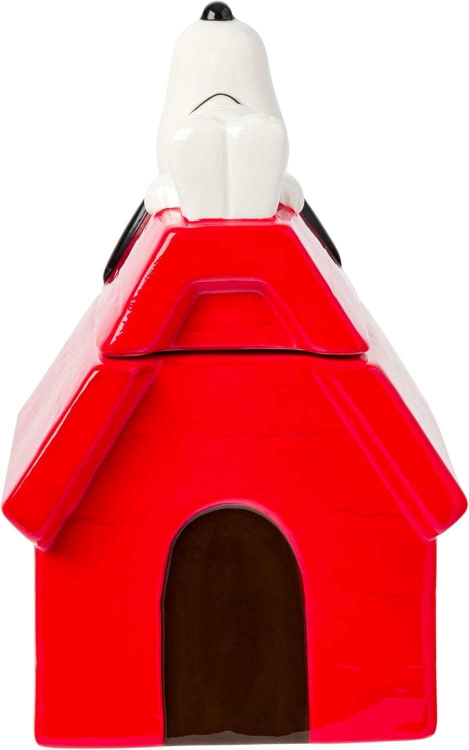 Nostalgic Peanuts Snoopy Ceramic Cookie Jar – Hand Wash Only, 5.25” x 5” x 7.75”