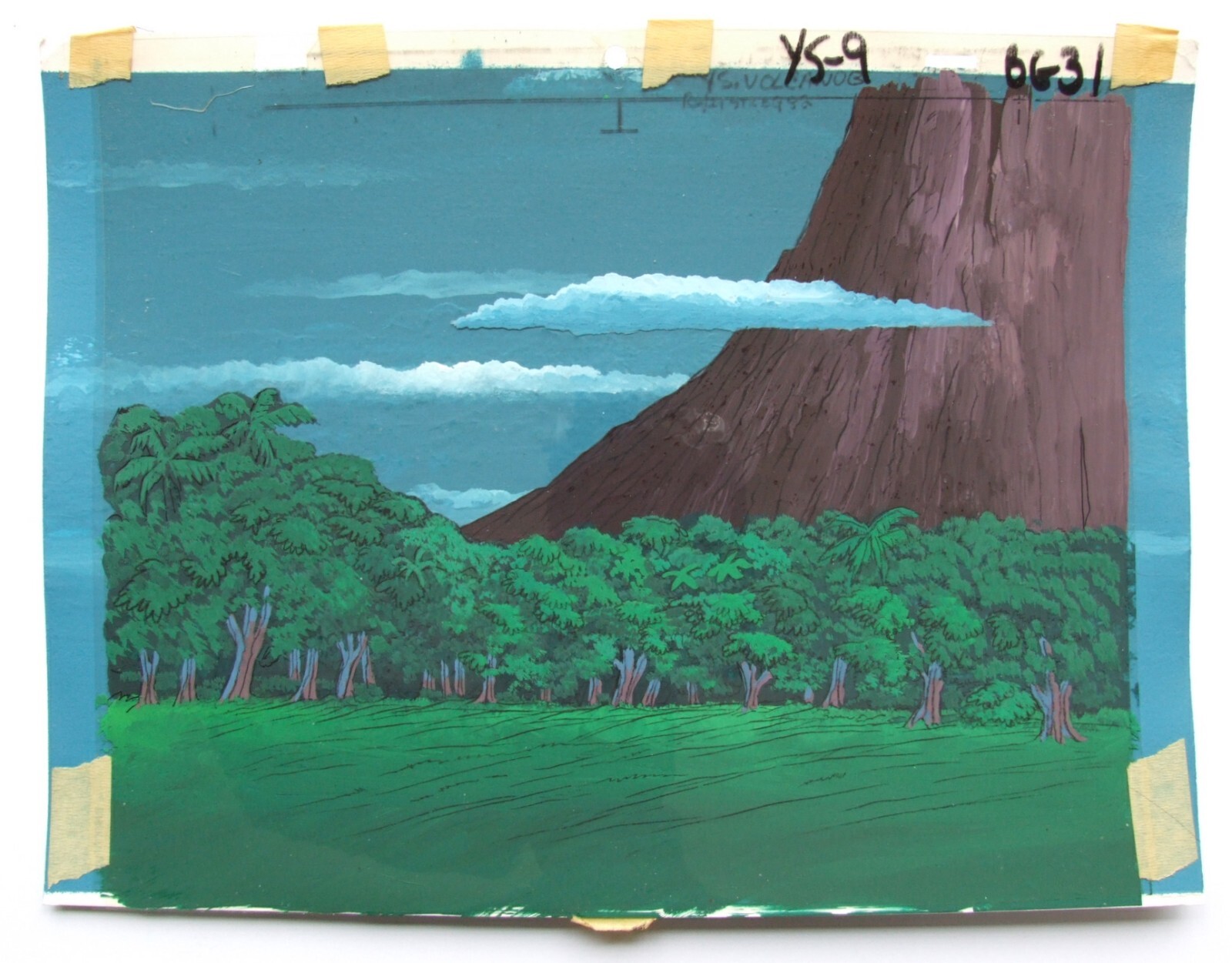 Space Sentinels Original Animation Cels & Background Art Job Lot Filmation 1977