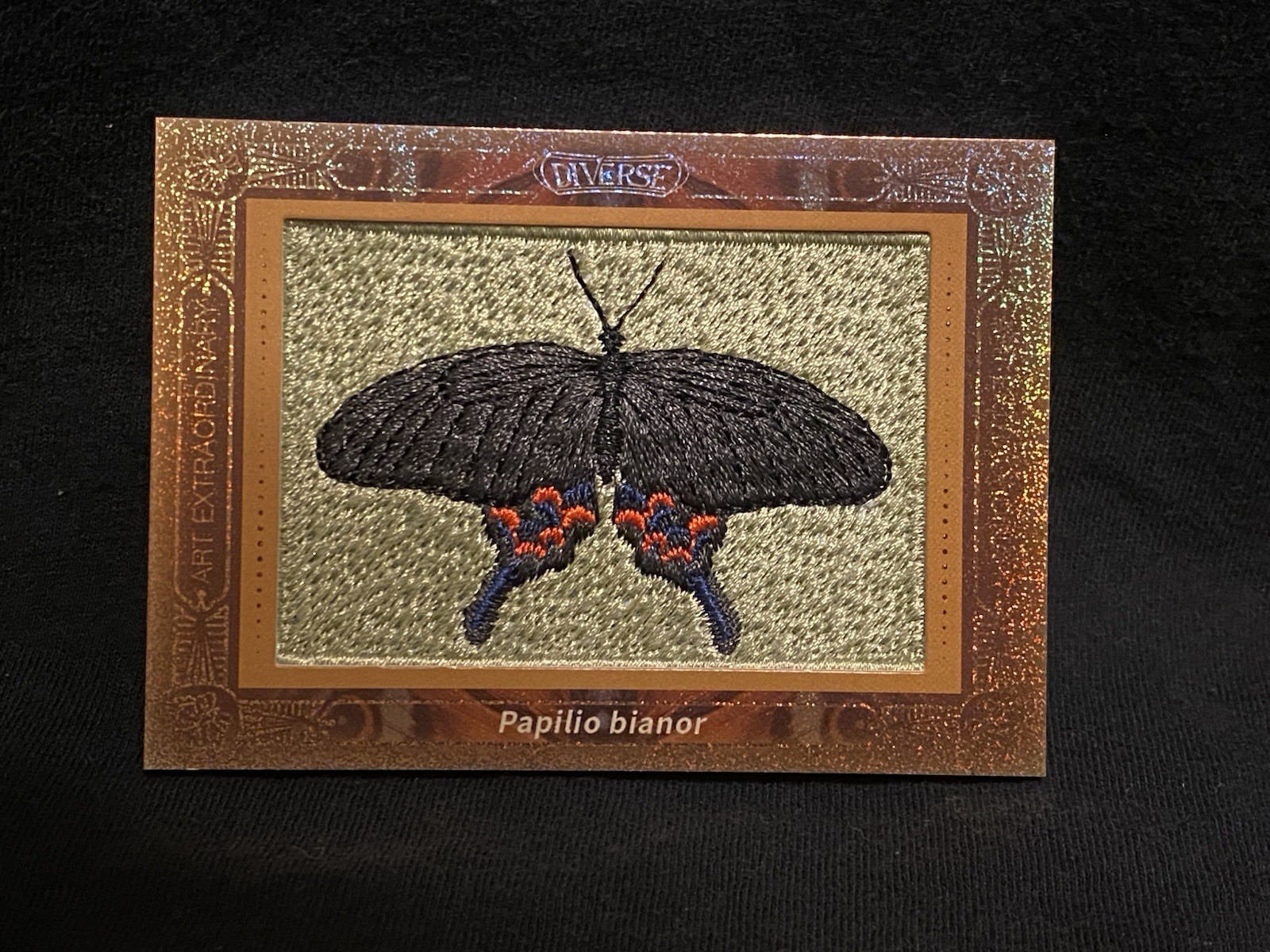 2024 Kakawow Diverse Season 1 Art Extraordinary Embroidery Card Papilio Bian