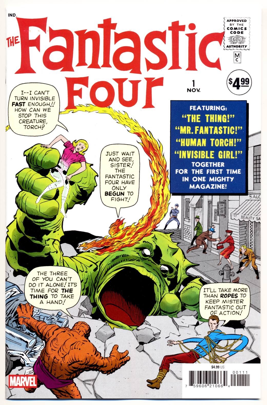 FANTASTIC FOUR #1 NM, Facsimile Edition, Stan Lee, Jack Kirby Marvel Comics 2025