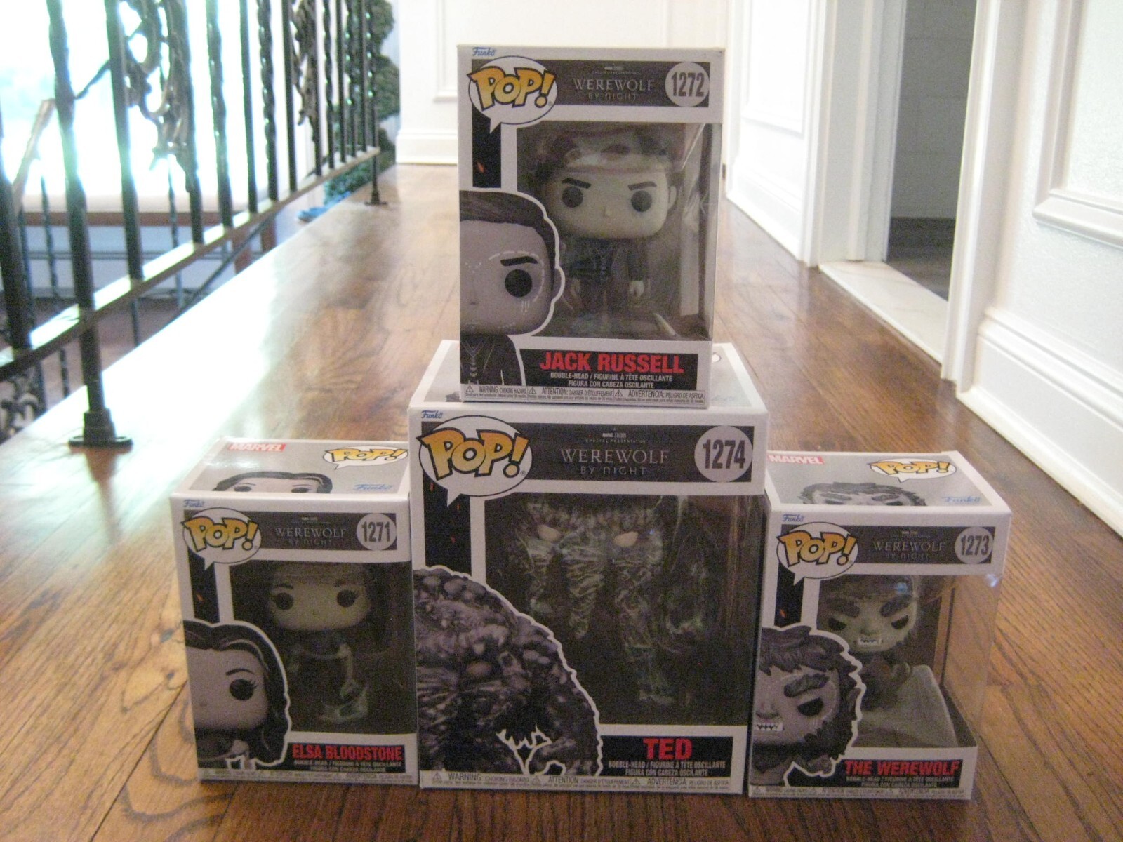 Funko Pop-Marvel Werewolf By Night Lot Ted 1274 Elsa 1271 Jack Russell 1272 1273