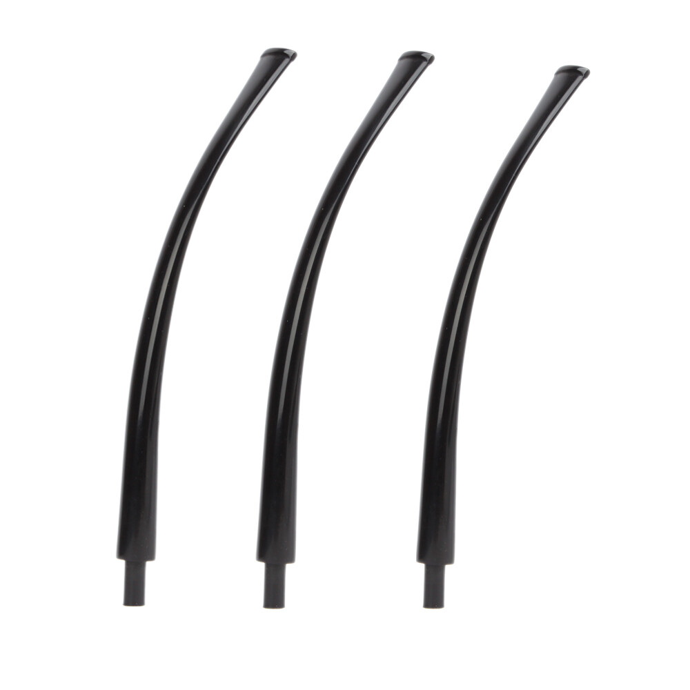 3pcs 190mm Long Acrylic mouthpieces Stem For Tobacco Smoking Pipe For 3mm Filter