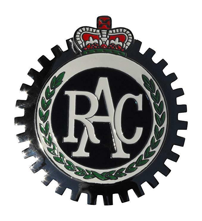 ROYAL AUTOMOBILE CLUB OF ENGLAND RAC GRILLE BADGE EMBLEM