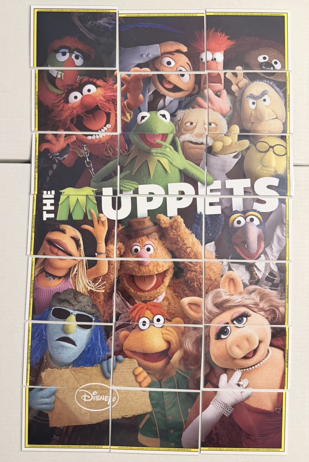 21 Card COMPLETE SET 2026 Topps Disney Neon THE MUPPET PUZZLE INSERT MP1 – MP21