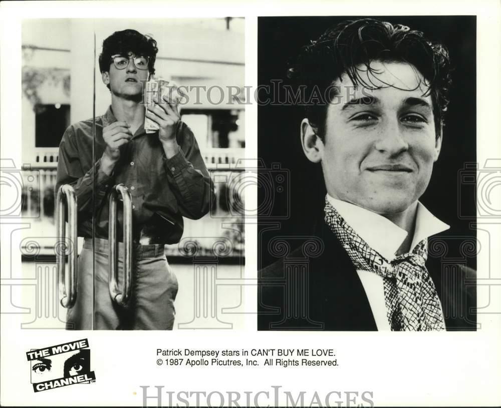 1987 Press Photo Actor Patrick Dempsey in “Can’t Buy Me Love” Movie – lrp66925