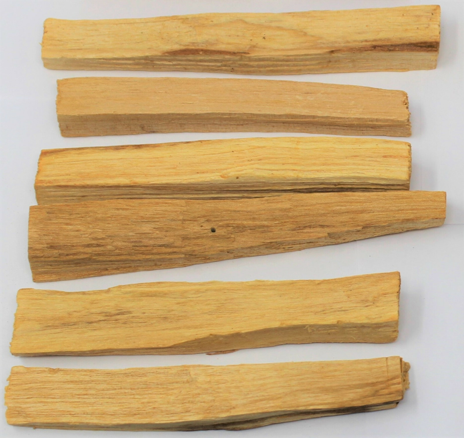 6 Stick Lot of Palo Santo Wood (Incense Smudging Cleansing Blessing)