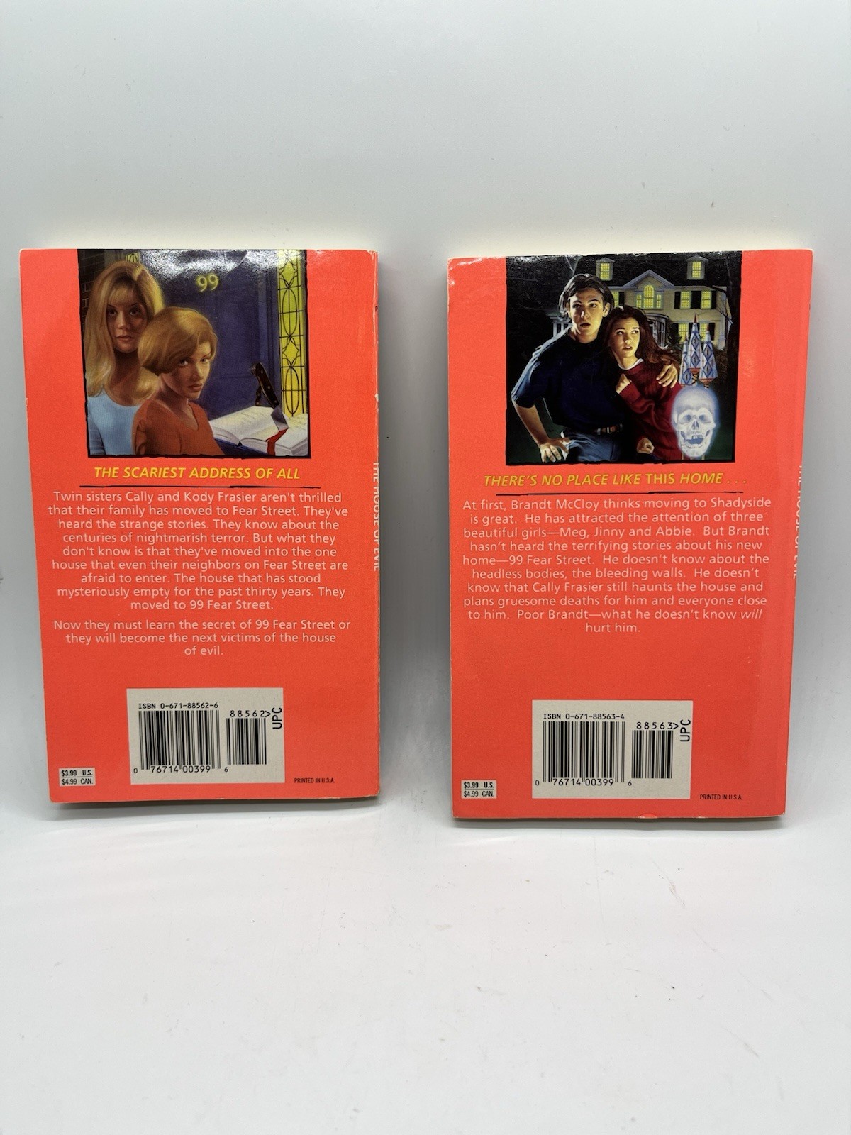 RL Stine Fear Street 99 Fear Street First Horror, The Second Horror c1994 PB