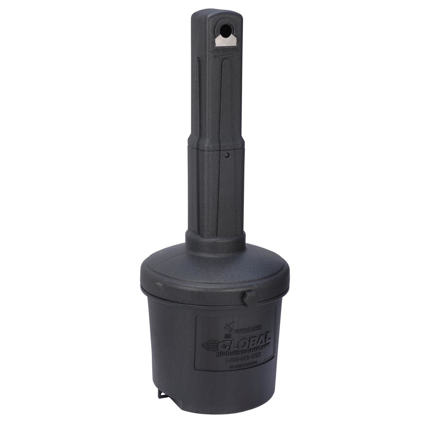 Global Industrial Black Outdoor Ashtray 5 Gallon