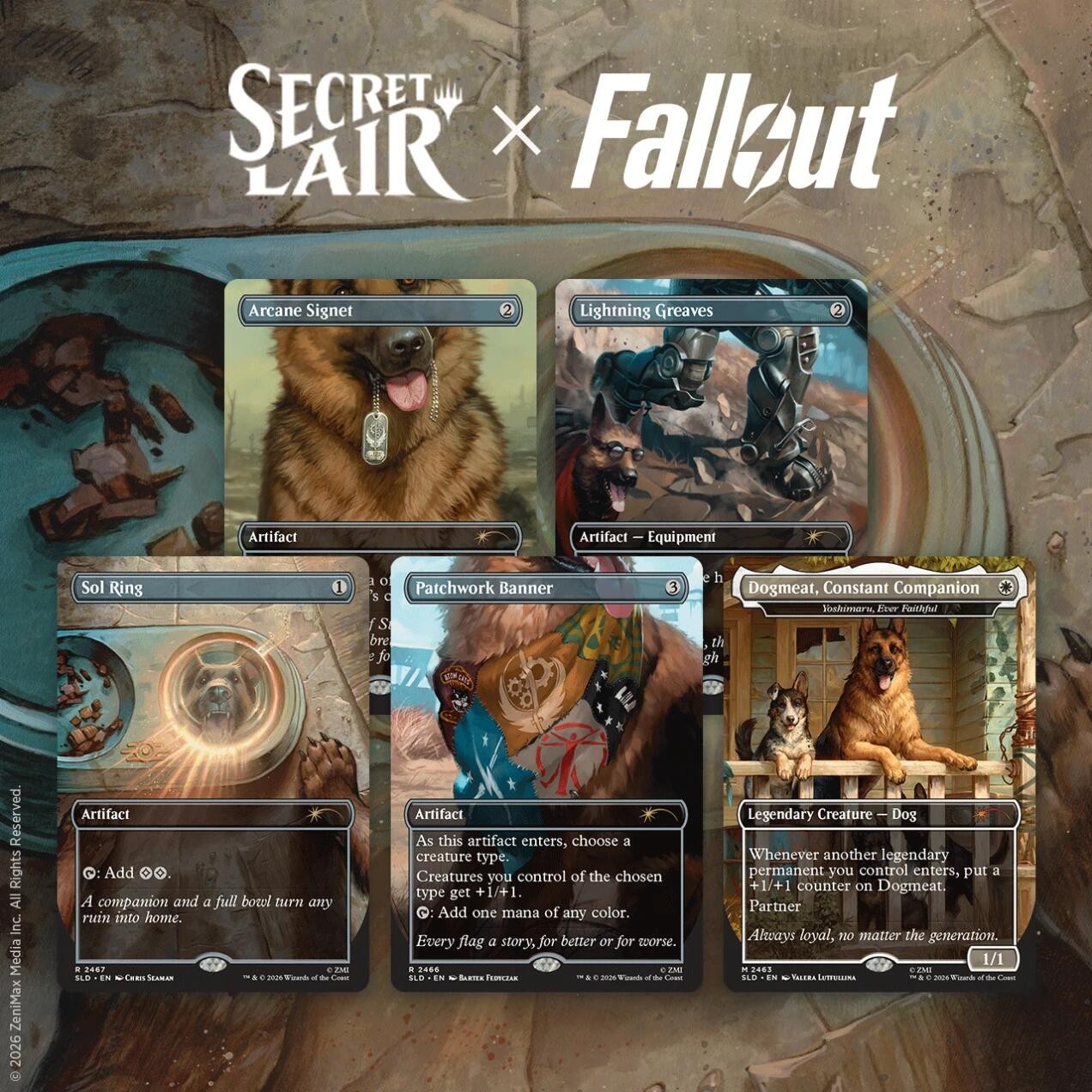Secret Lair Drop: Secret Lair x Fallout: Greet the Dog – Non-Foil Edition EN