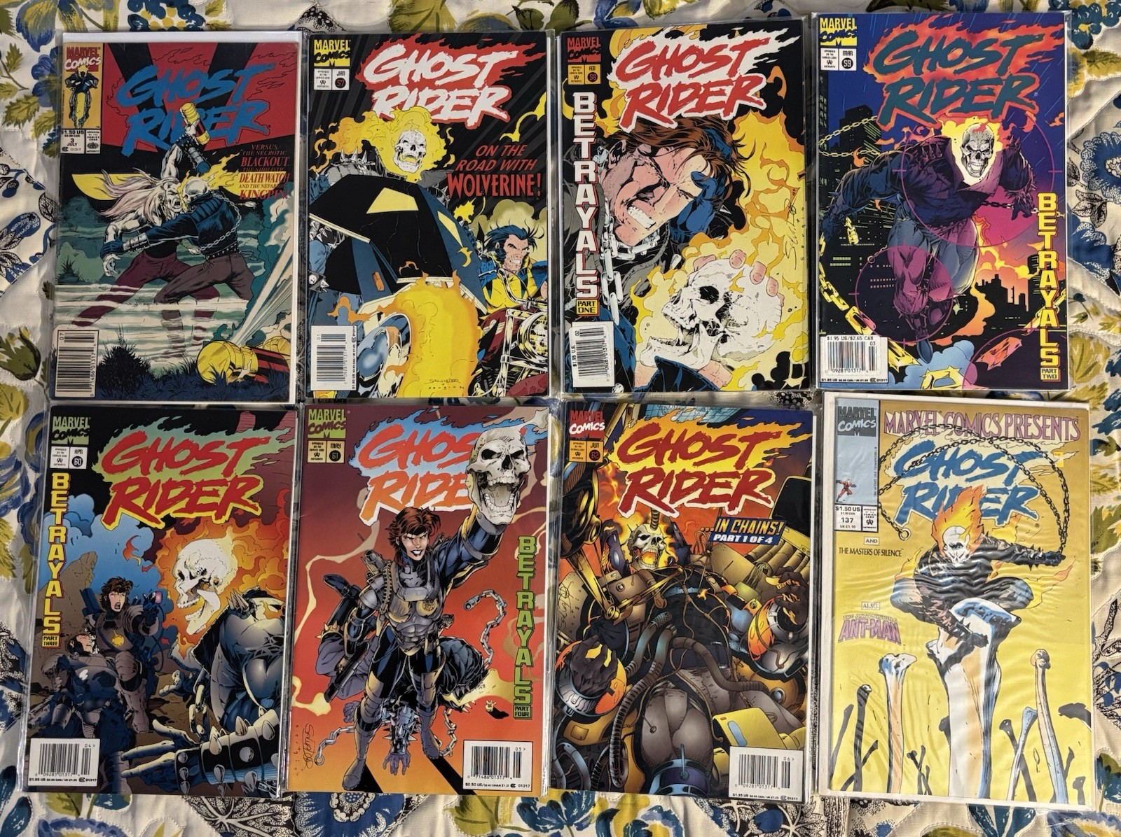 Marvel Comics Presents Ghost Rider #3, 57-62 And Vintage #137 From 1993