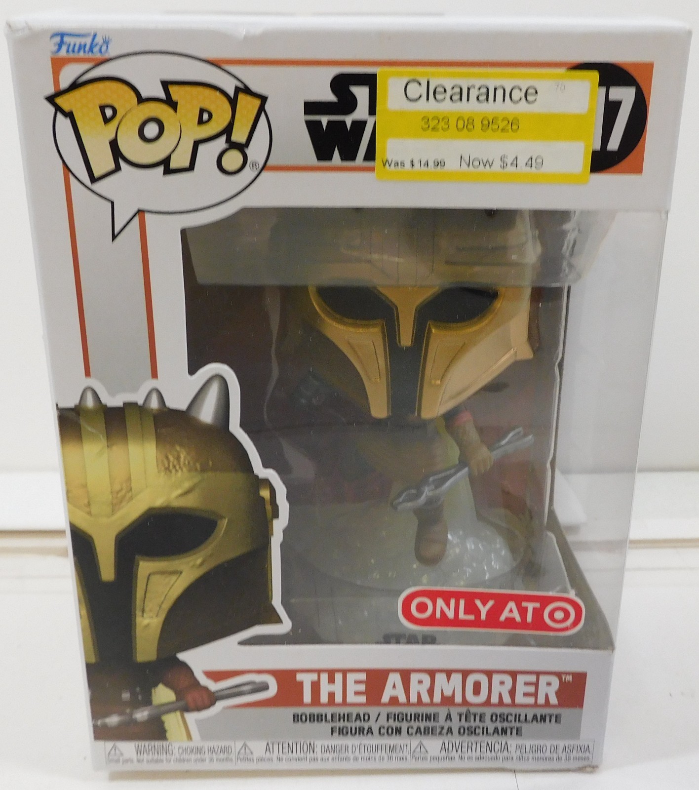 Funko Pop! Target Exclusive Star Wars: The Mandalorian – THE ARMORER #717 READ